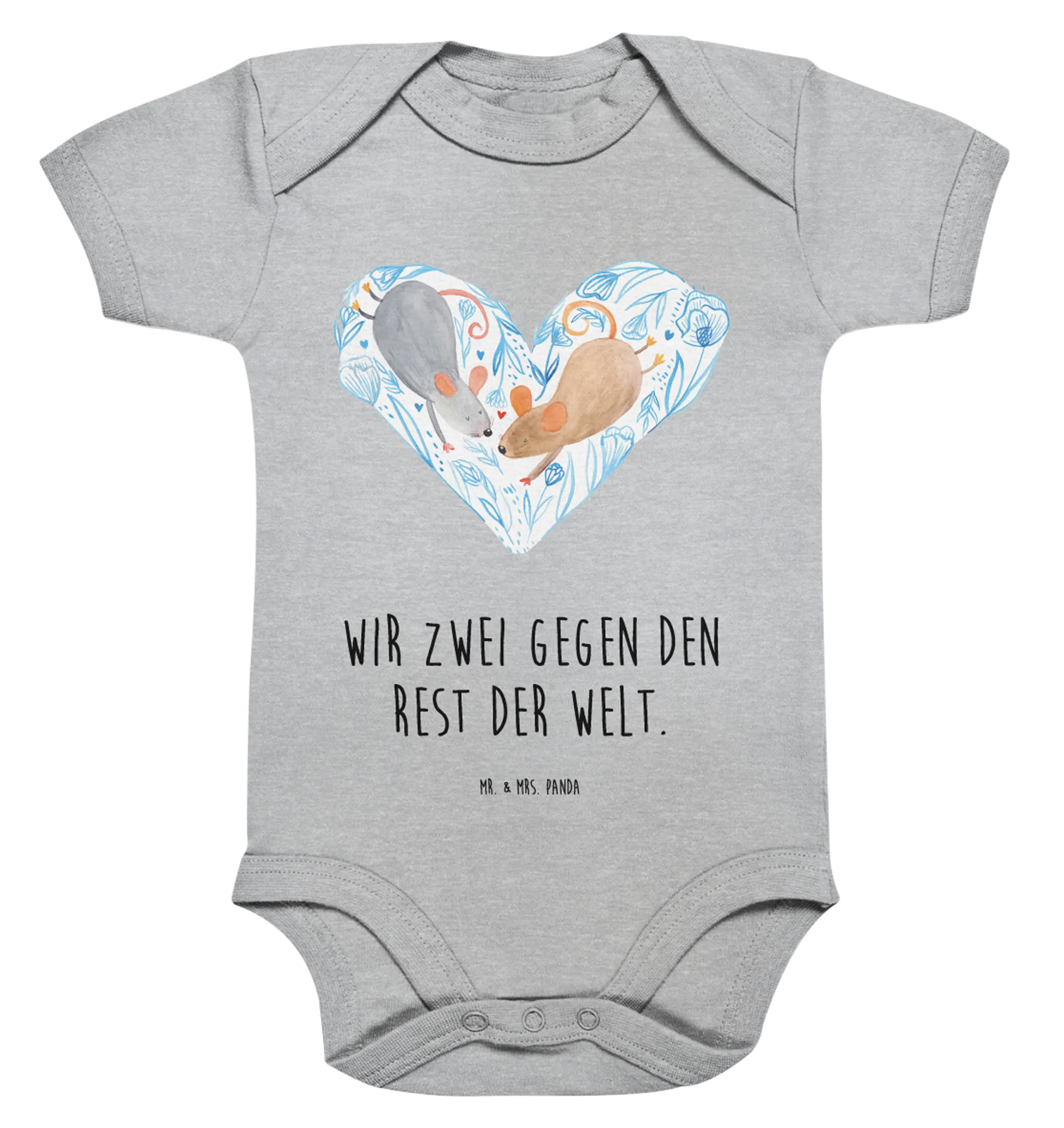 Organic Baby Body Mäuse Herz