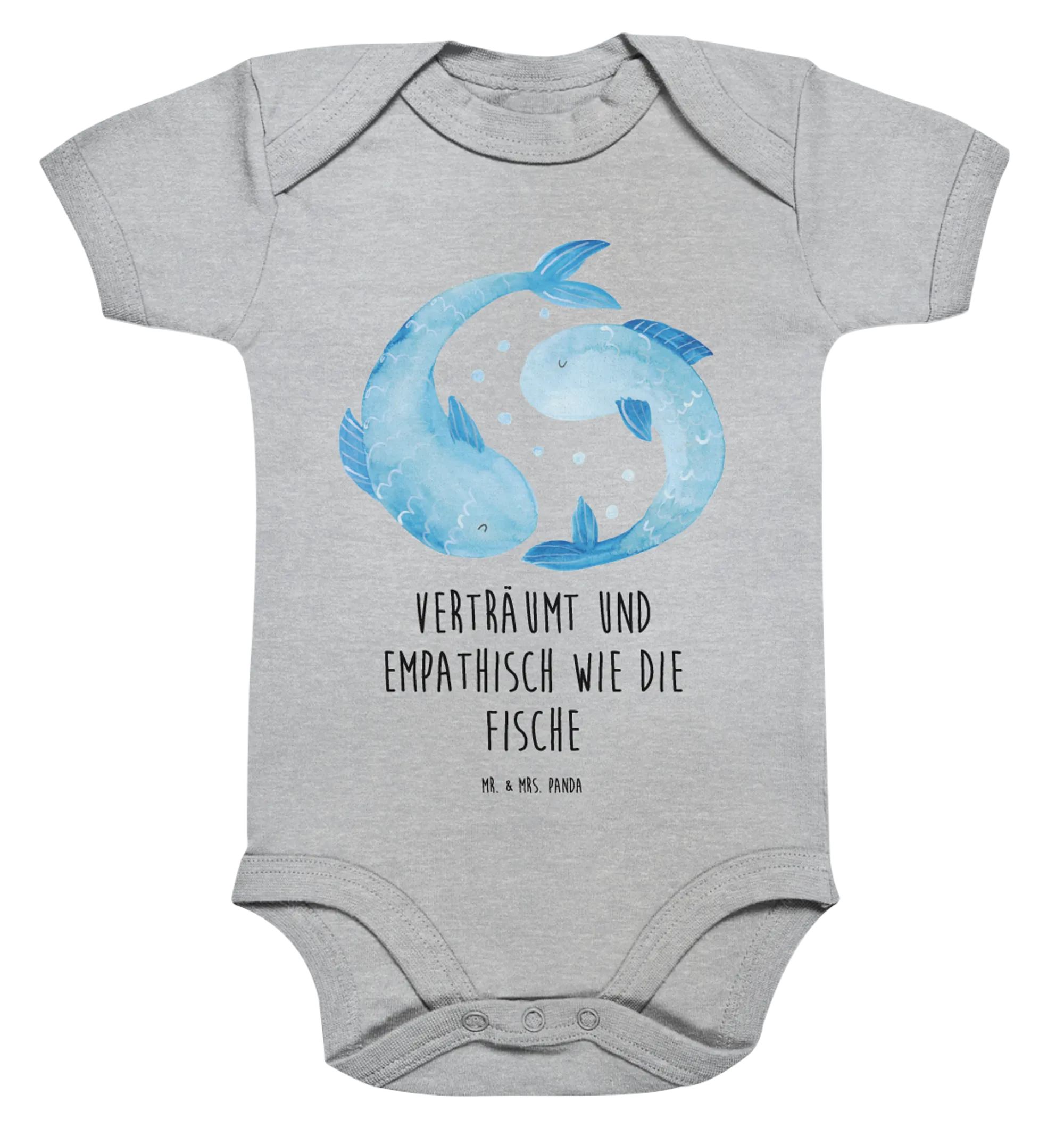 Organic Baby Body Sternzeichen Fische