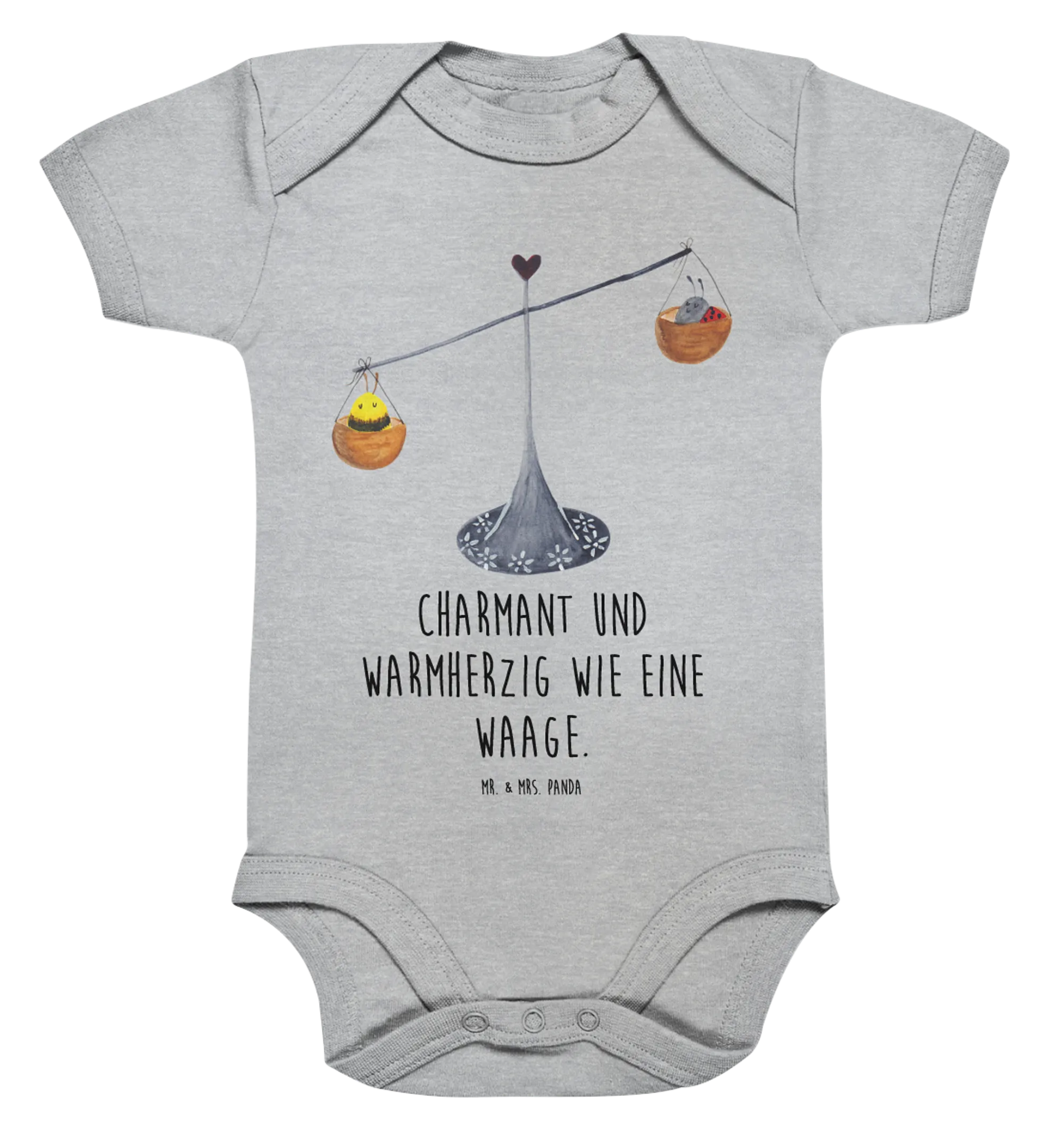 Organic Baby Body Sternzeichen Waage