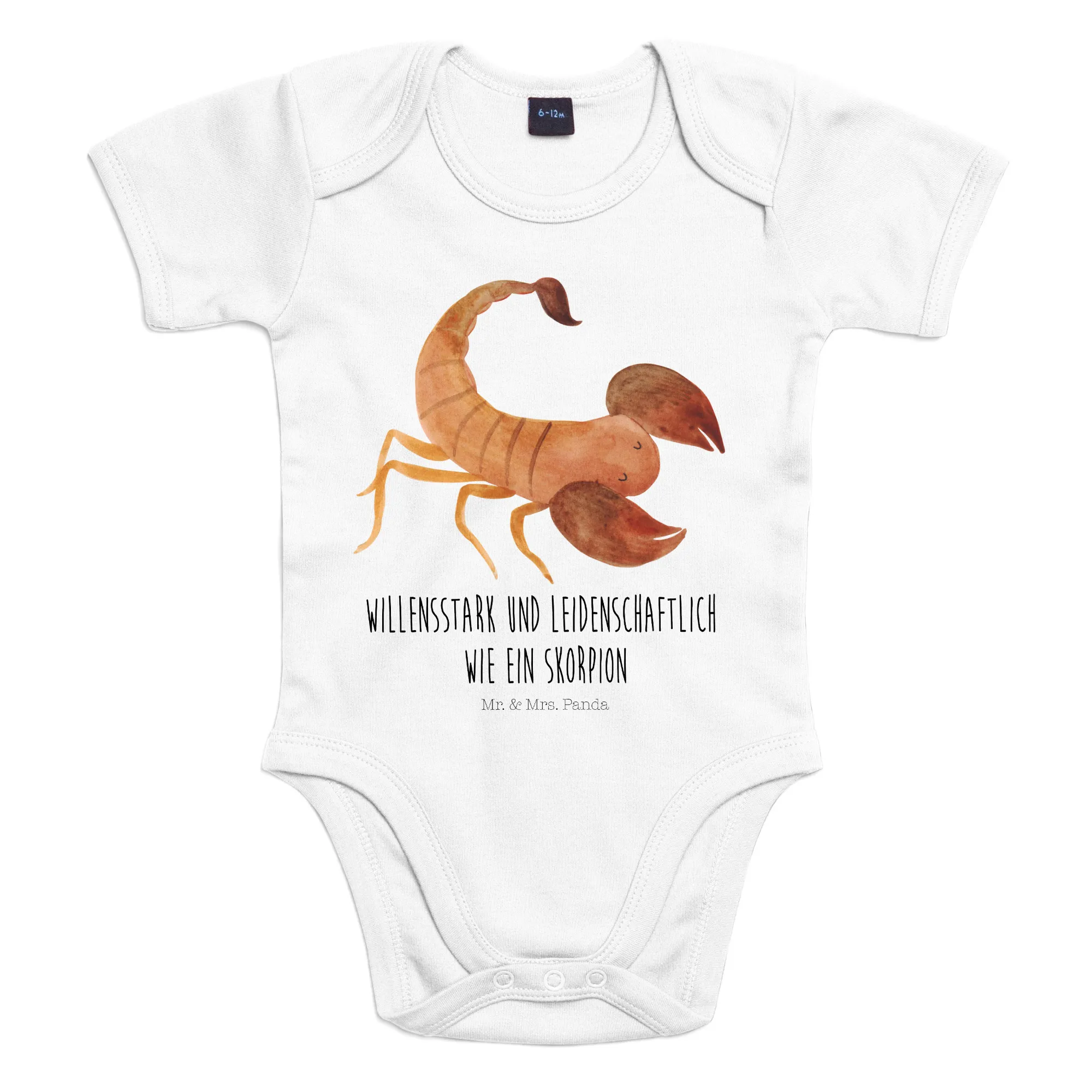 Organic Baby Body Sternzeichen Skorpion