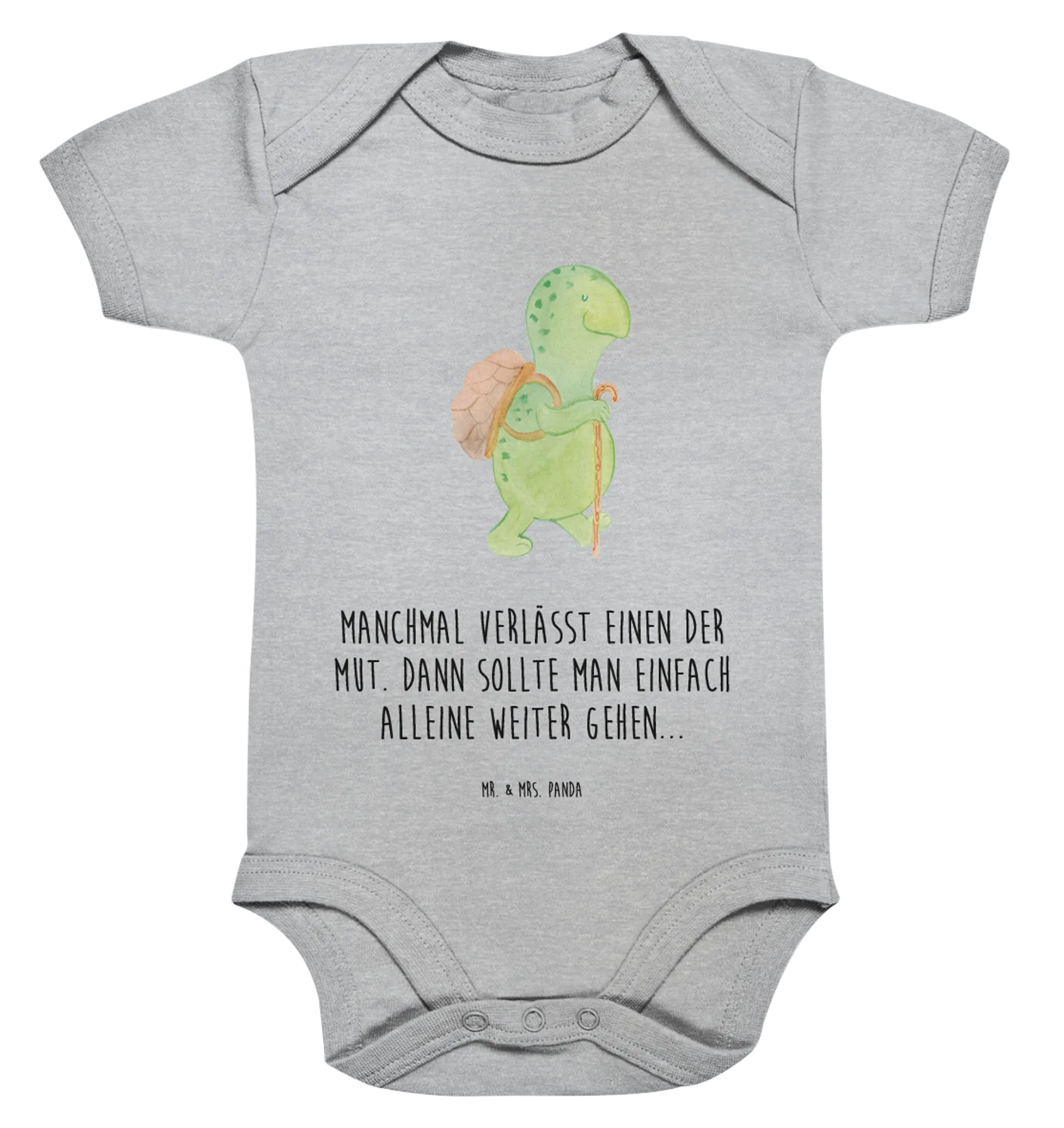 Organic Baby Body Schildkröte Wanderer