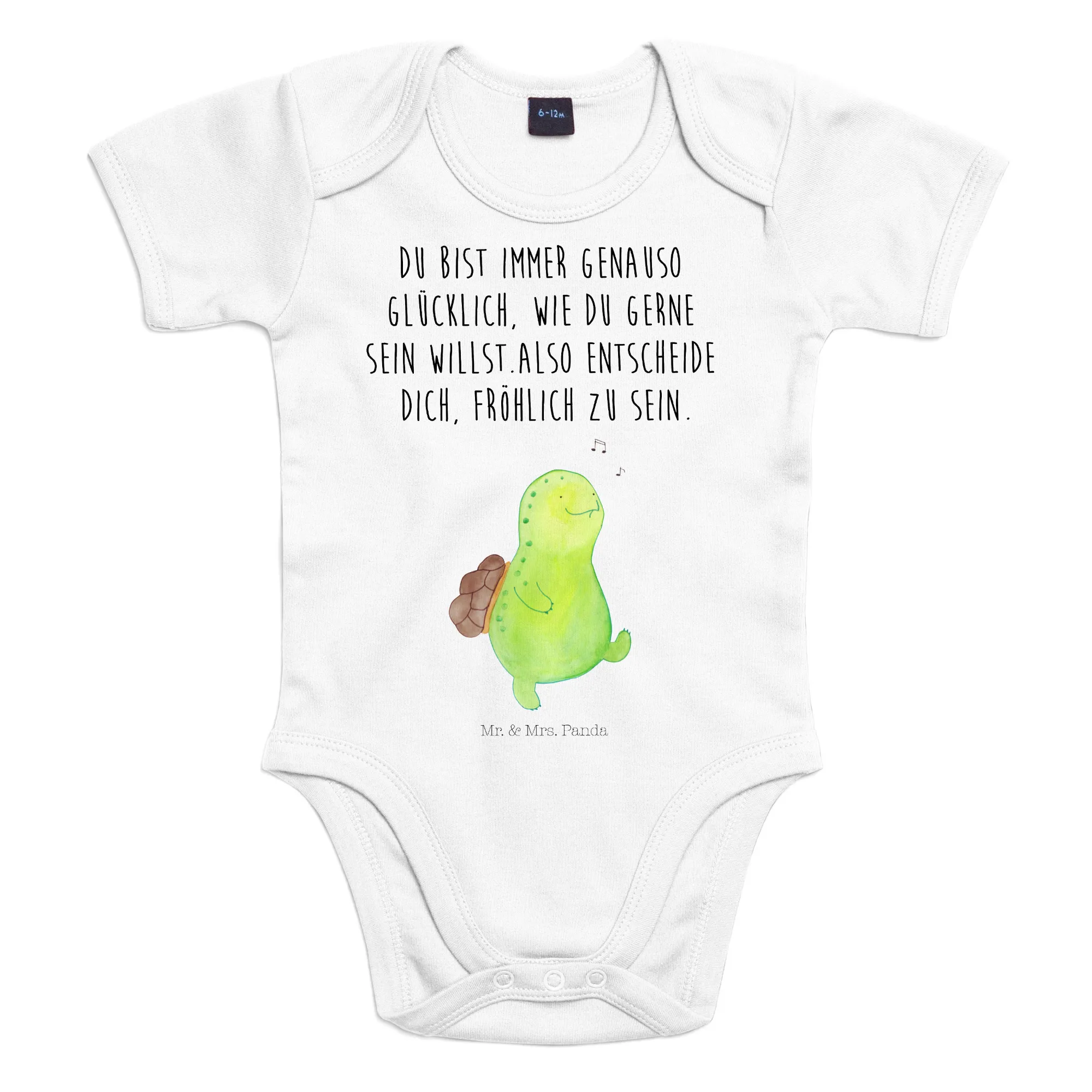 Organic Baby Body Schildkröte Pfeifen