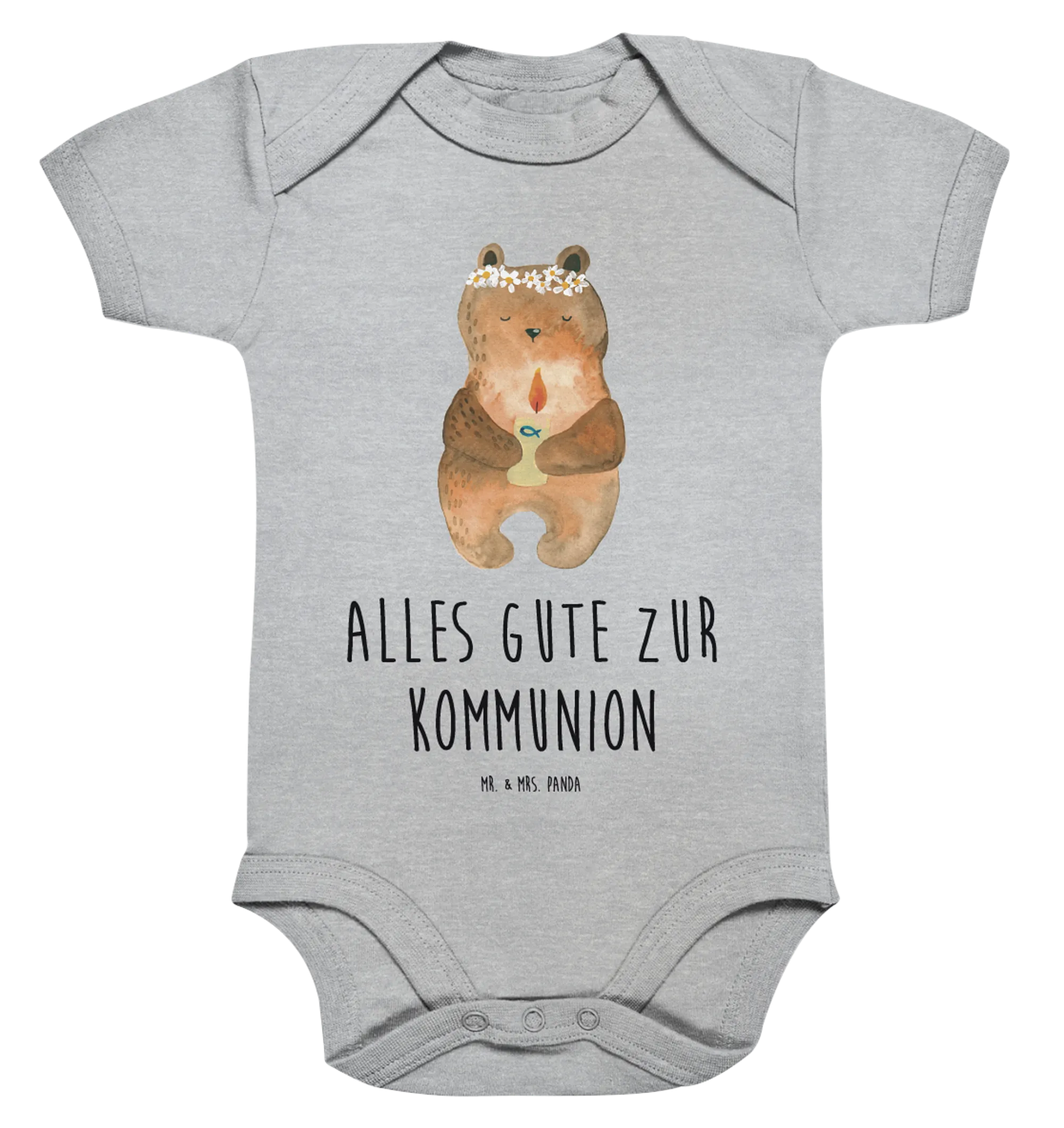 Organic Baby Body Bär Kommunion