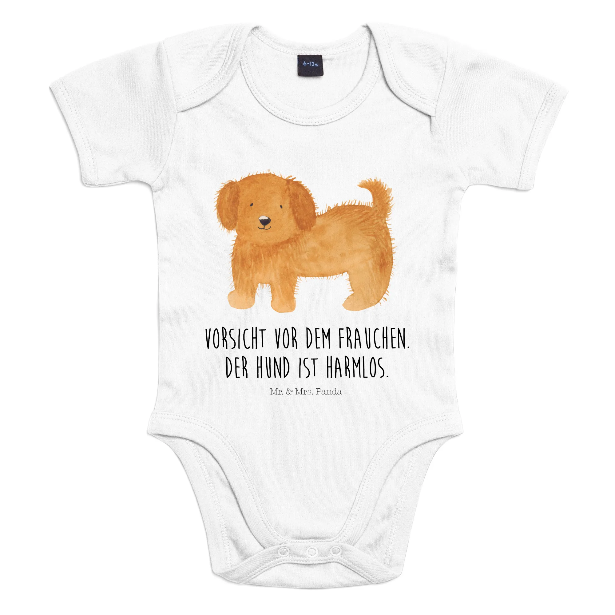 Organic Baby Body Hund Flauschig