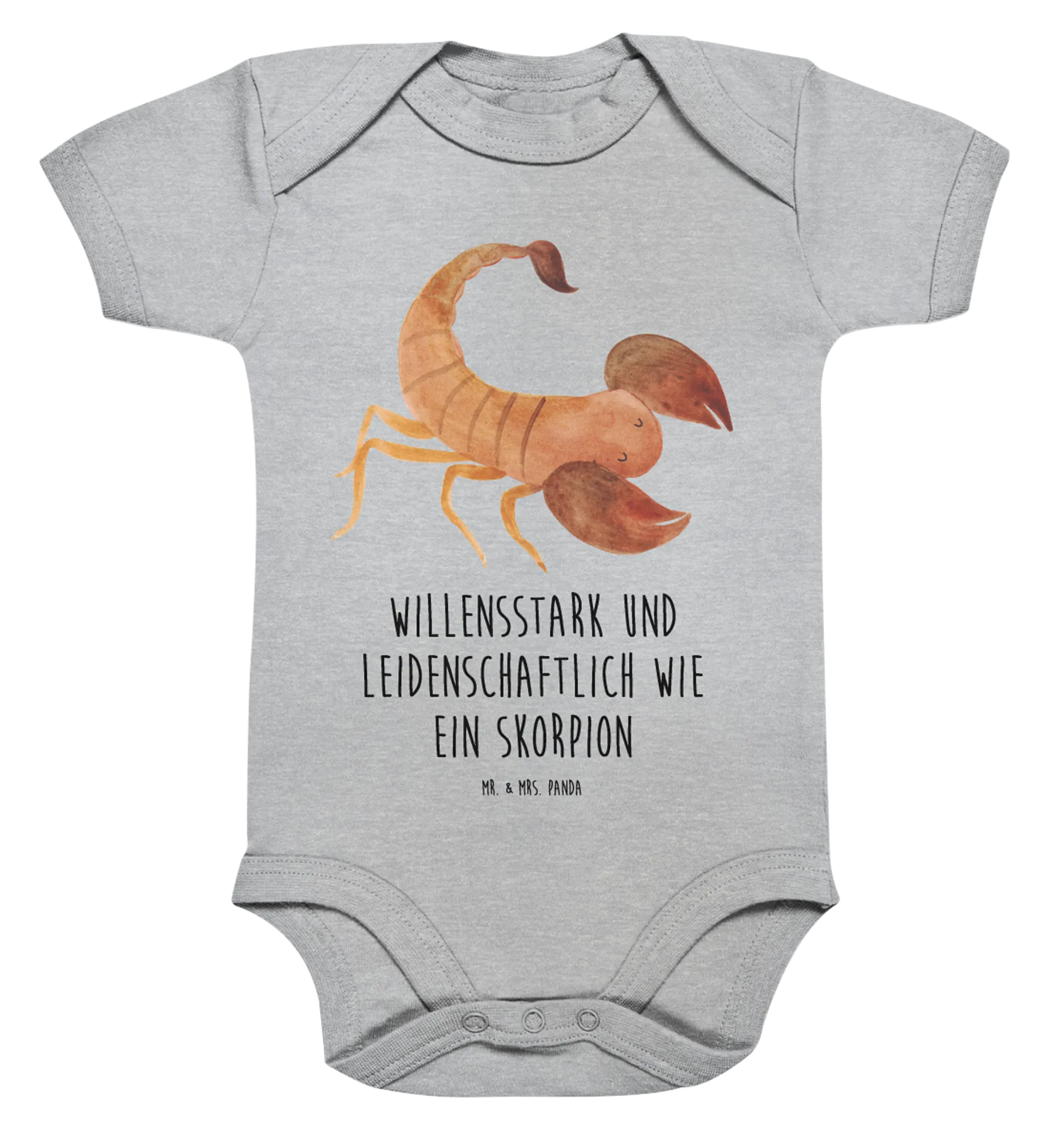 Organic Baby Body Sternzeichen Skorpion