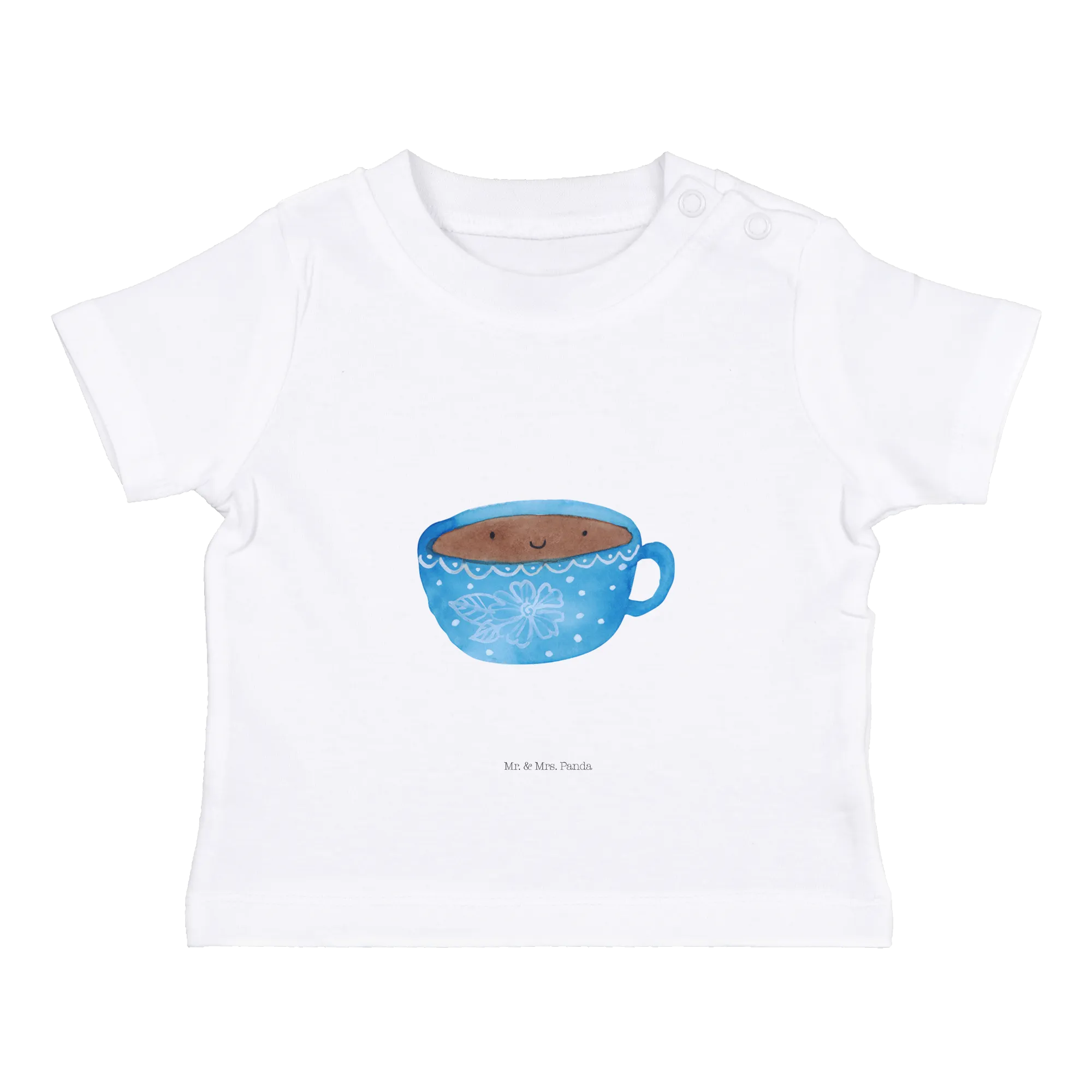 Organic Baby Shirt Kaffee Tasse