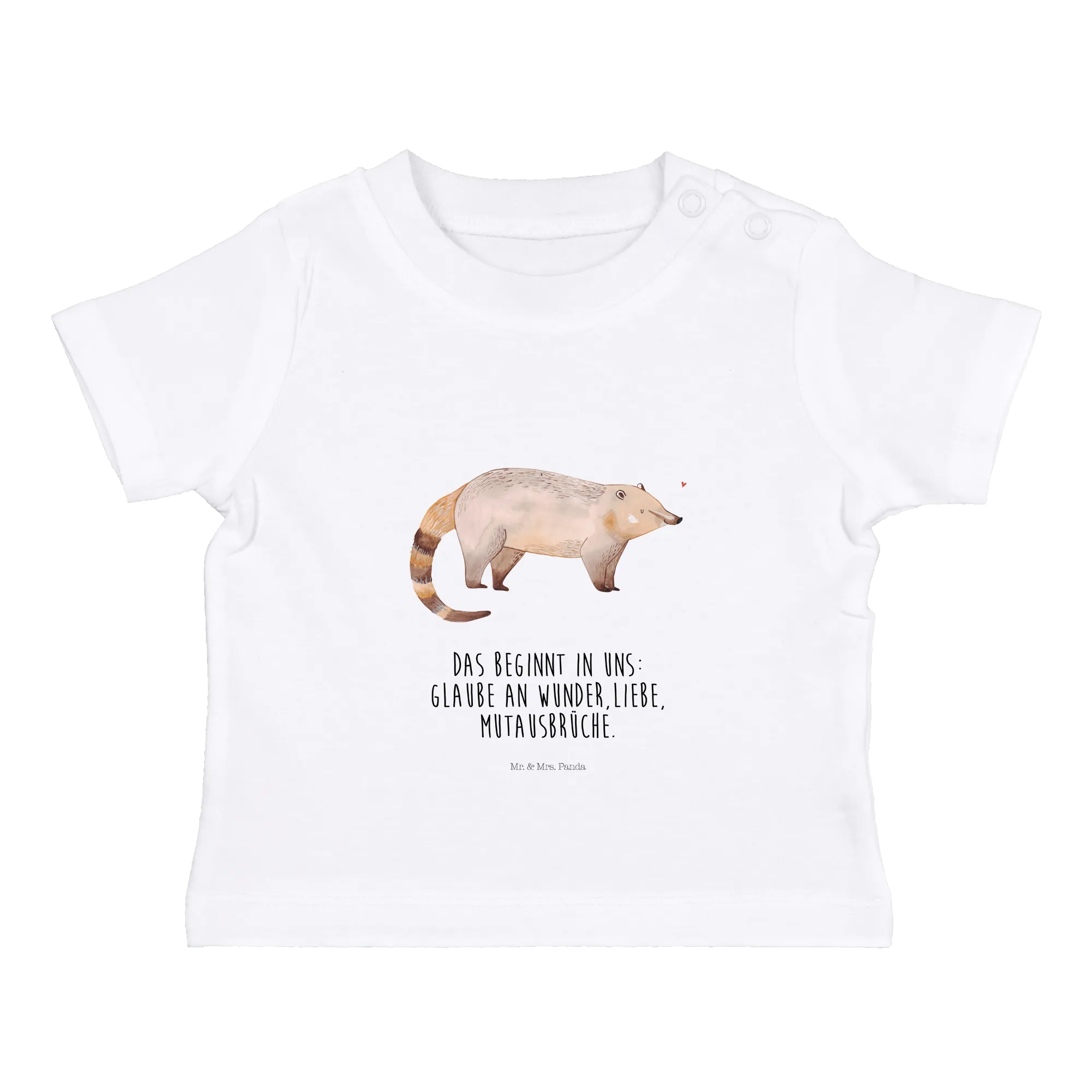 Organic Baby Shirt Nasenbaer