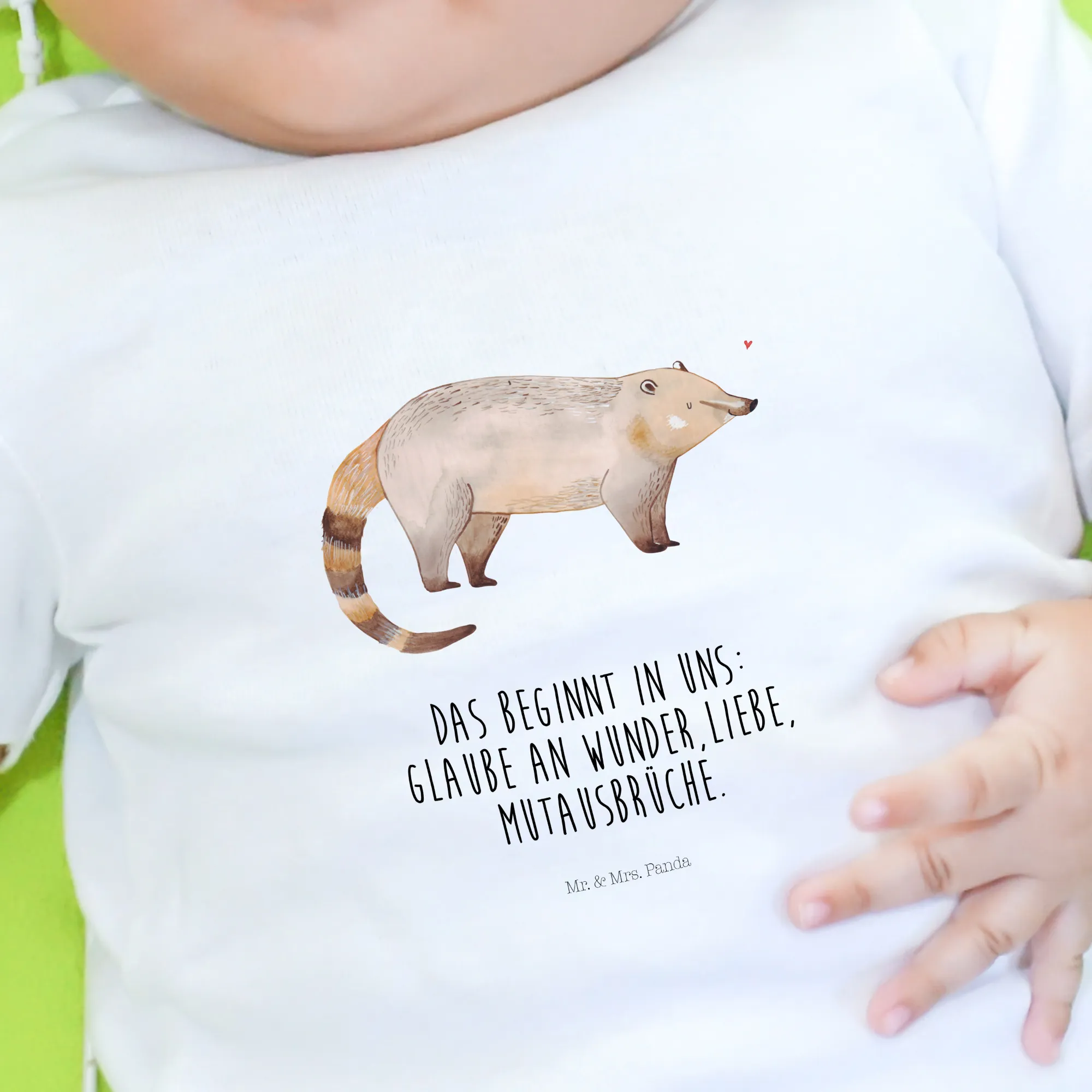 Organic Baby Shirt Nasenbaer