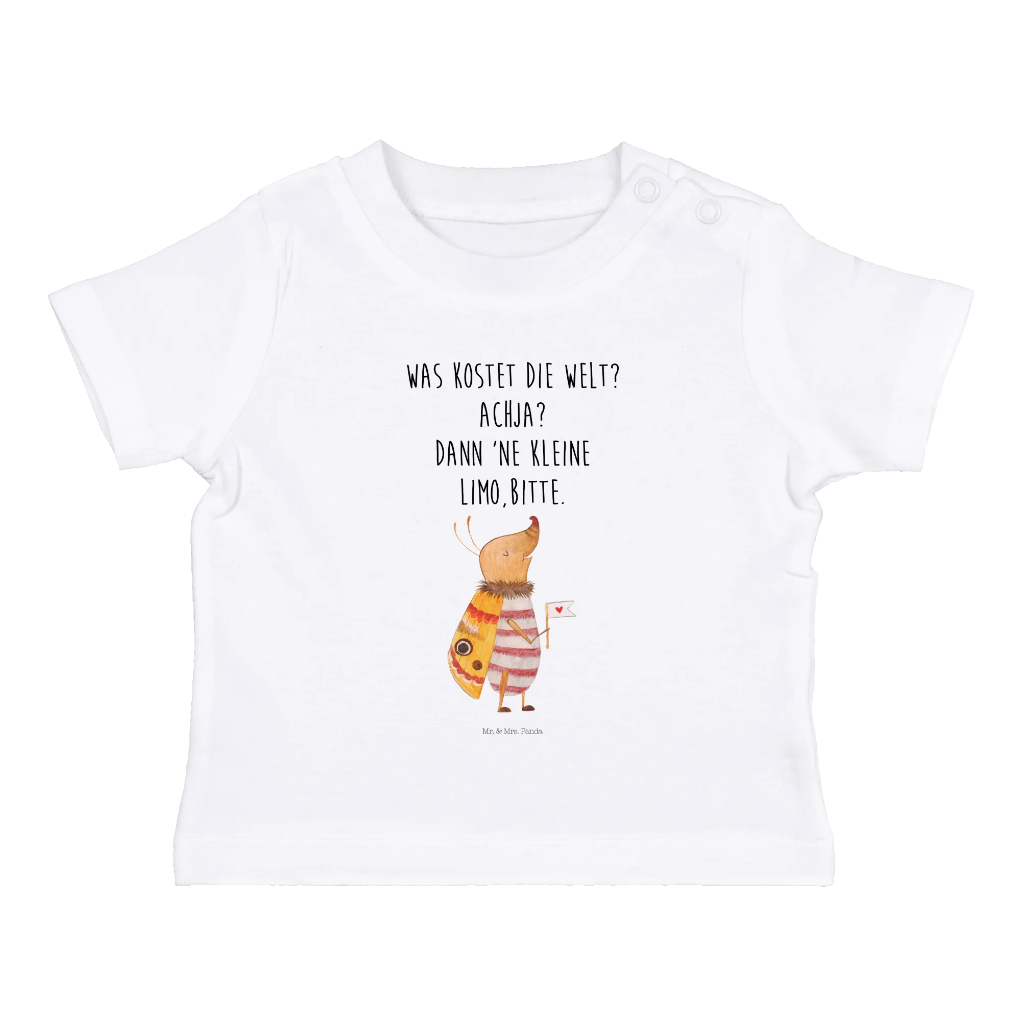 Organic Baby Shirt Nachtfalter Fähnchen