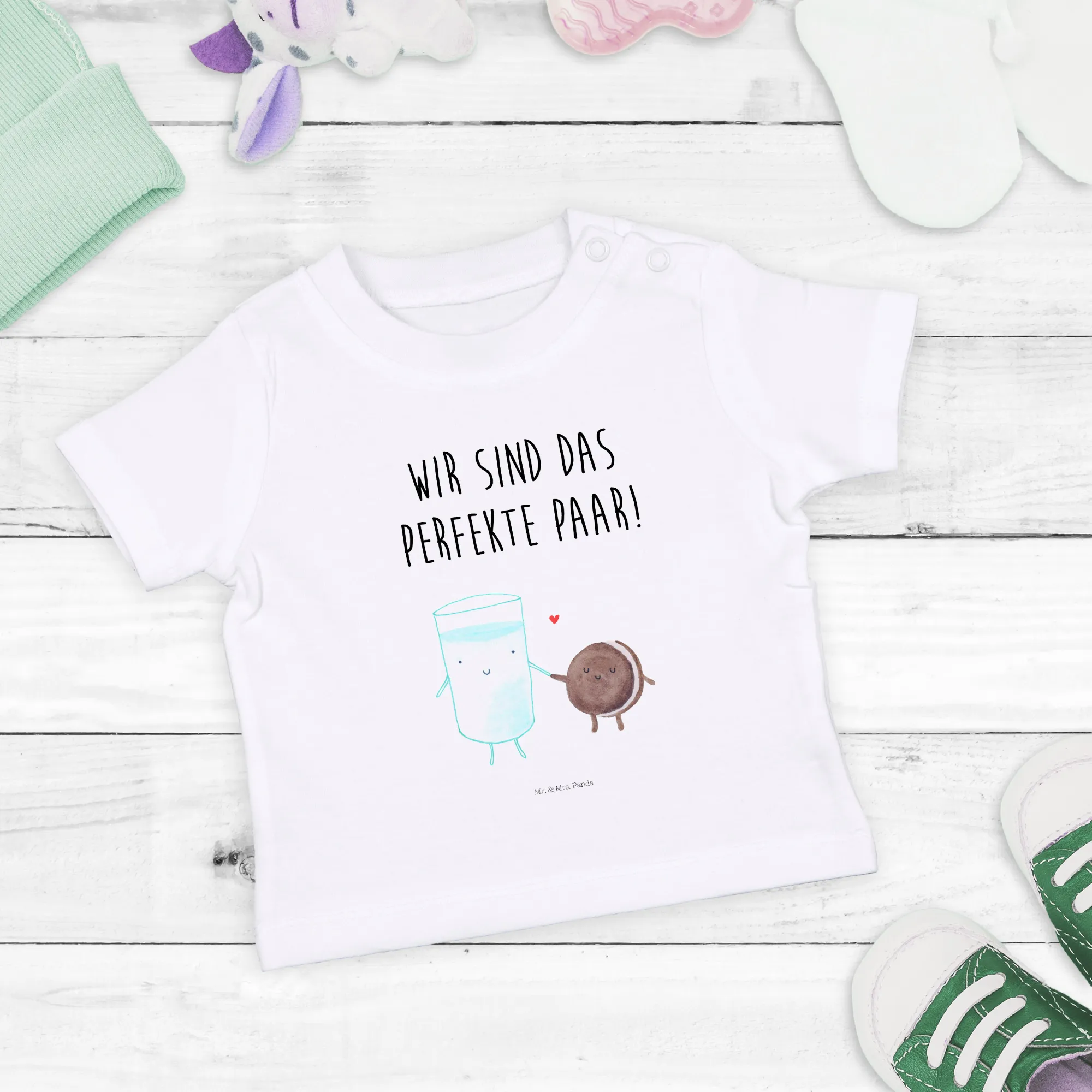 Organic Baby Shirt Milch Keks