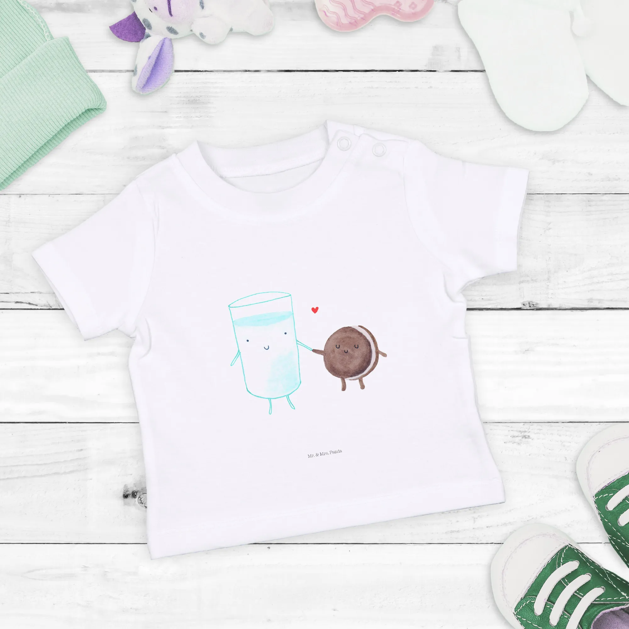 Organic Baby Shirt Milch Keks