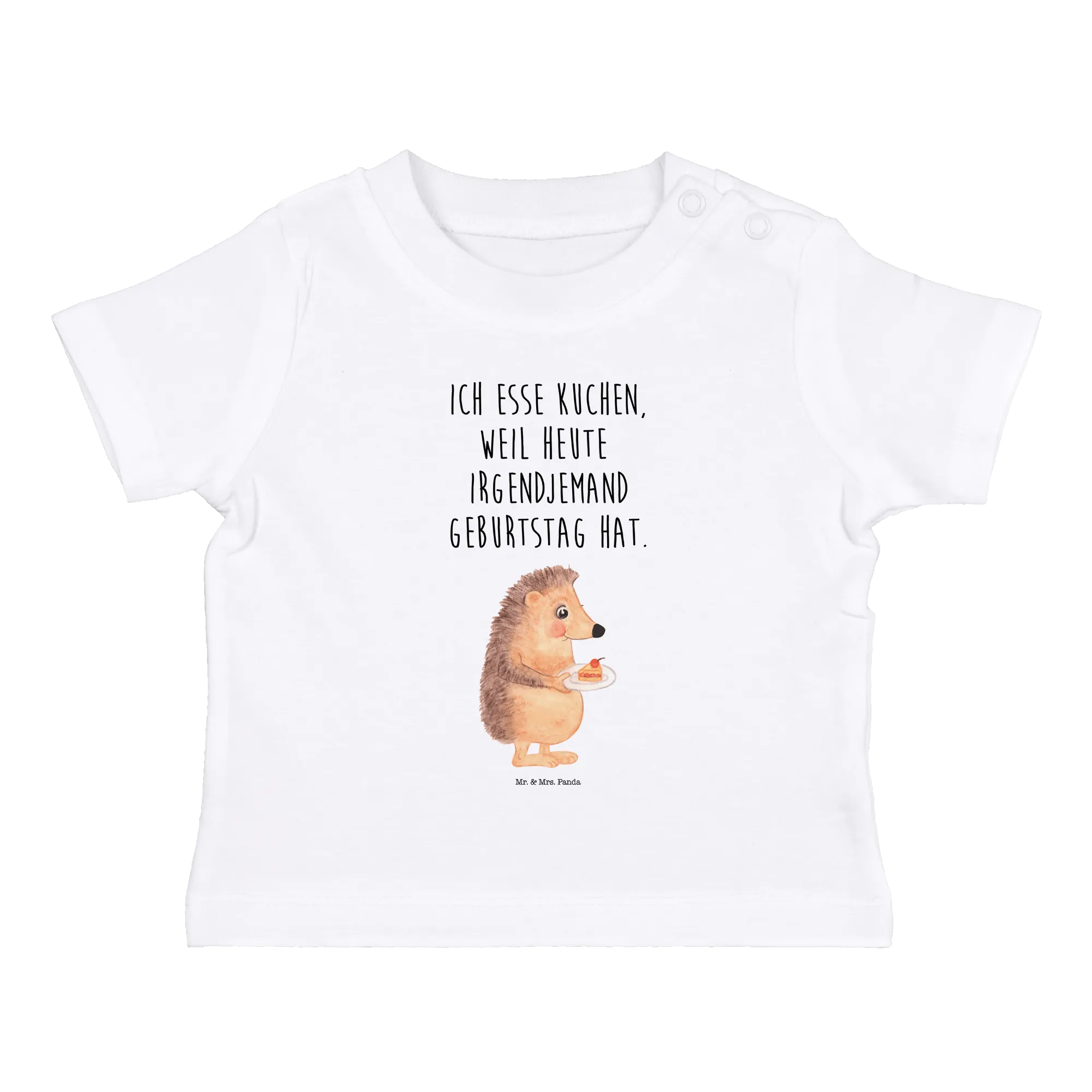 Organic Baby Shirt Igel Kuchenstück