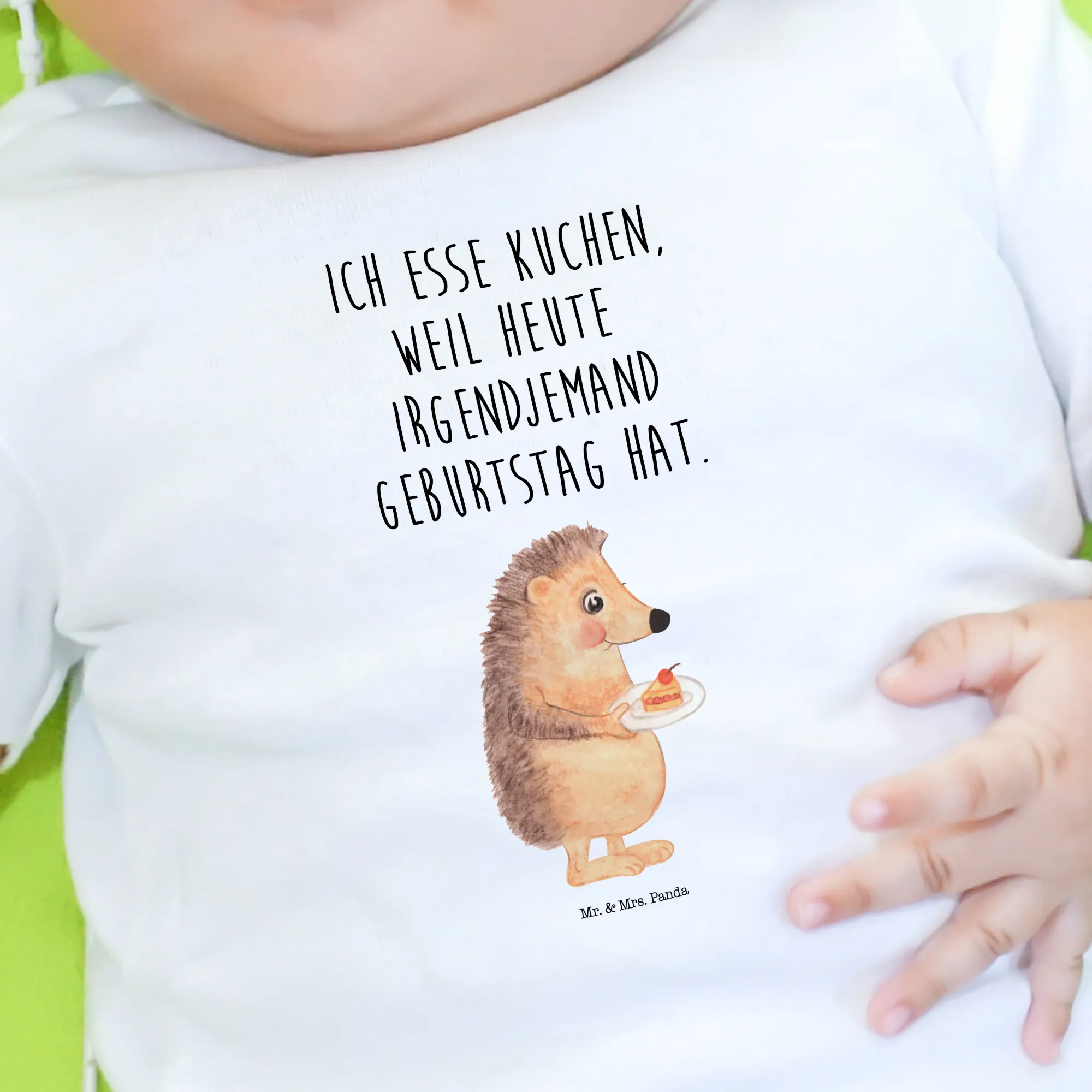 Organic Baby Shirt Igel Kuchenstück