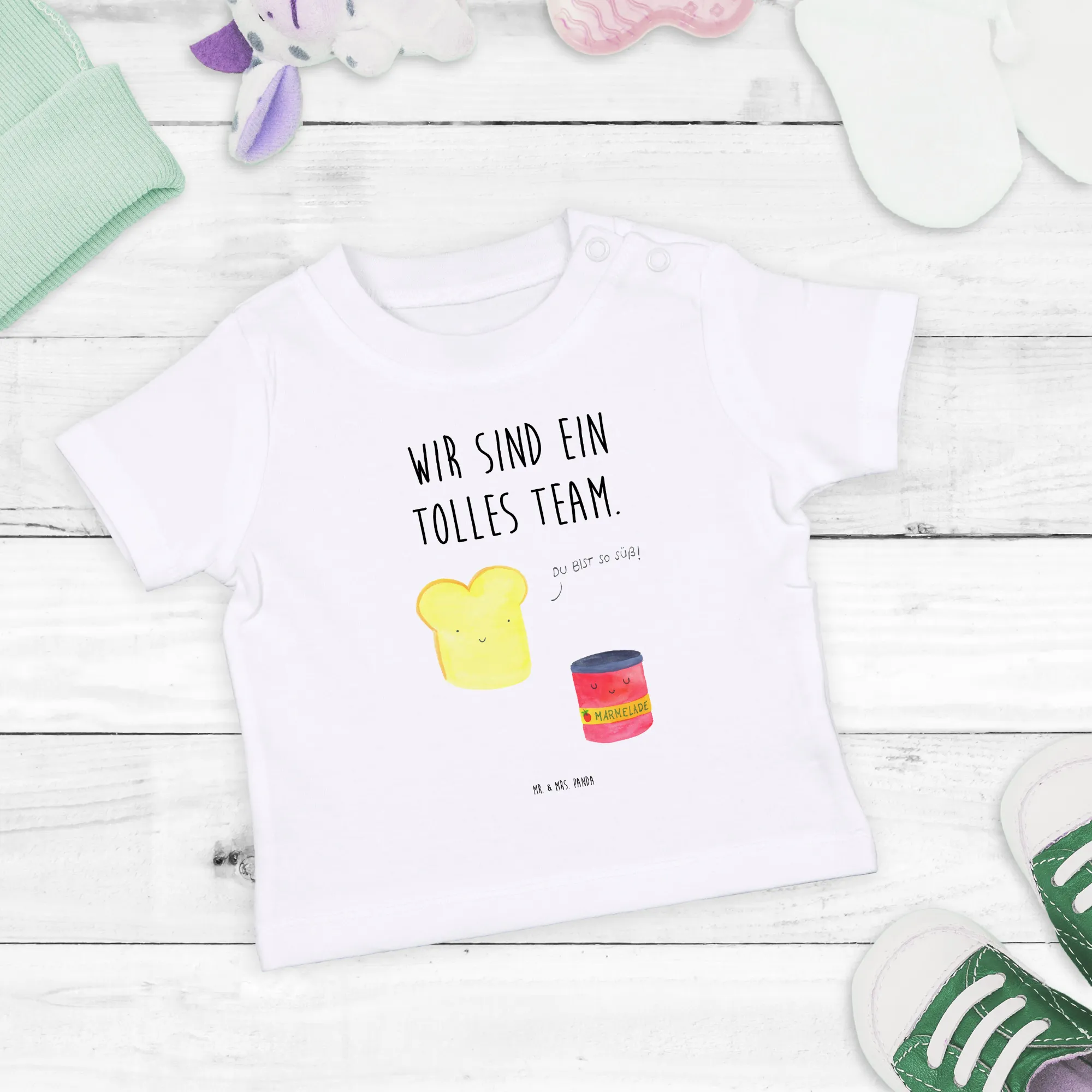 Organic Baby Shirt Toast Marmelade