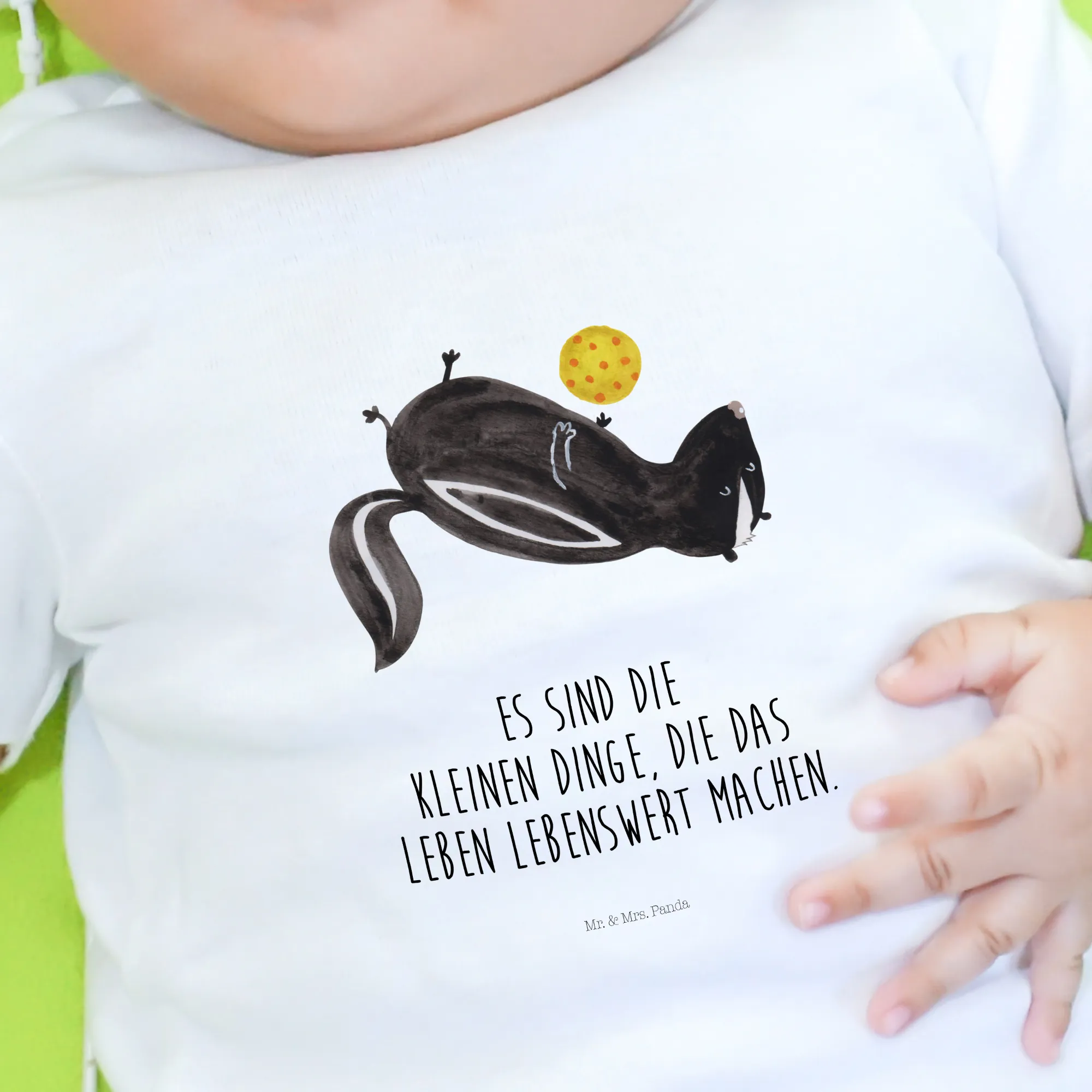 Organic Baby Shirt Stinktier Ball