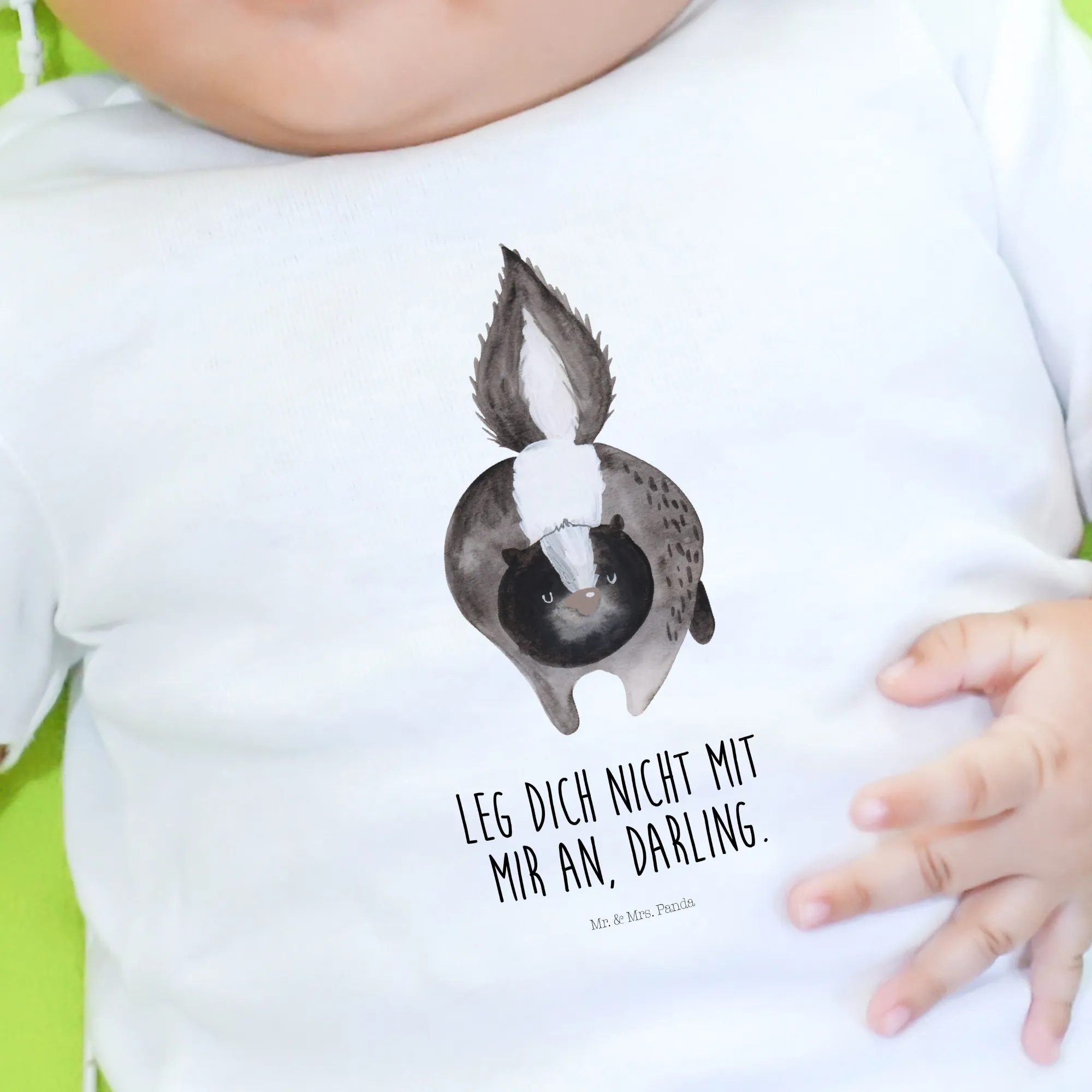 Organic Baby Shirt Stinktier Angriff