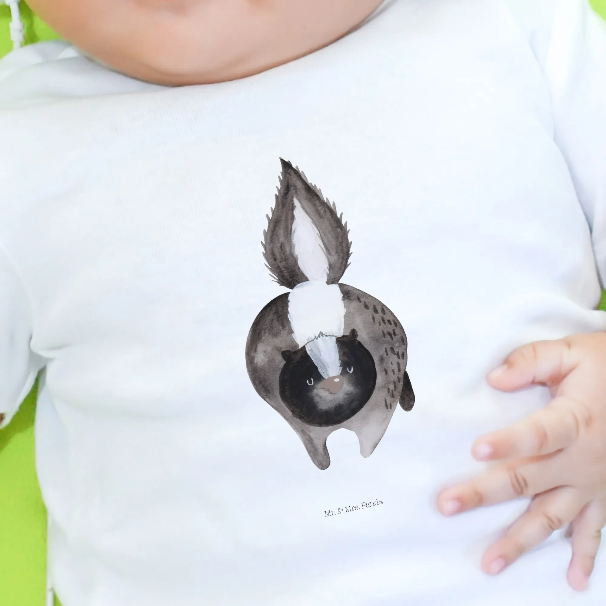 Organic Baby Shirt Stinktier Angriff