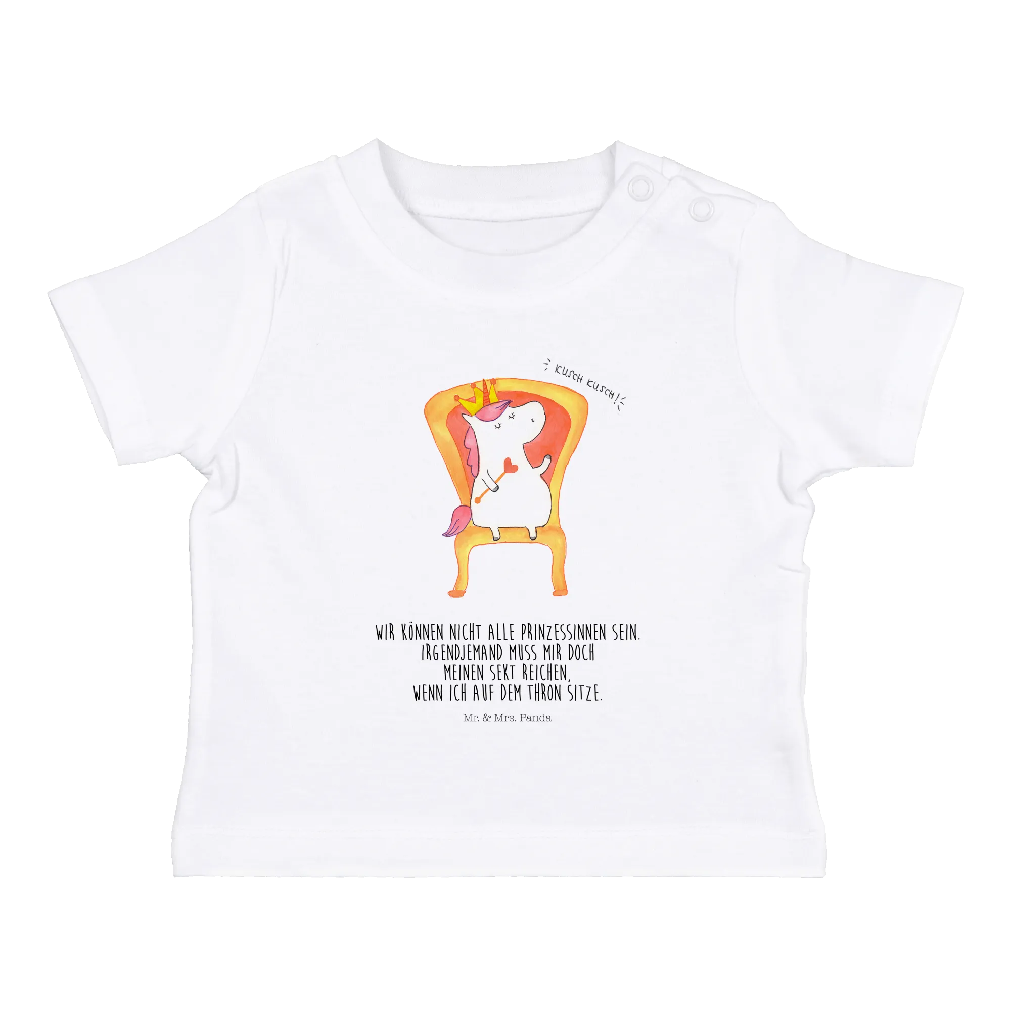 Organic Baby Shirt Einhorn Prinzessin