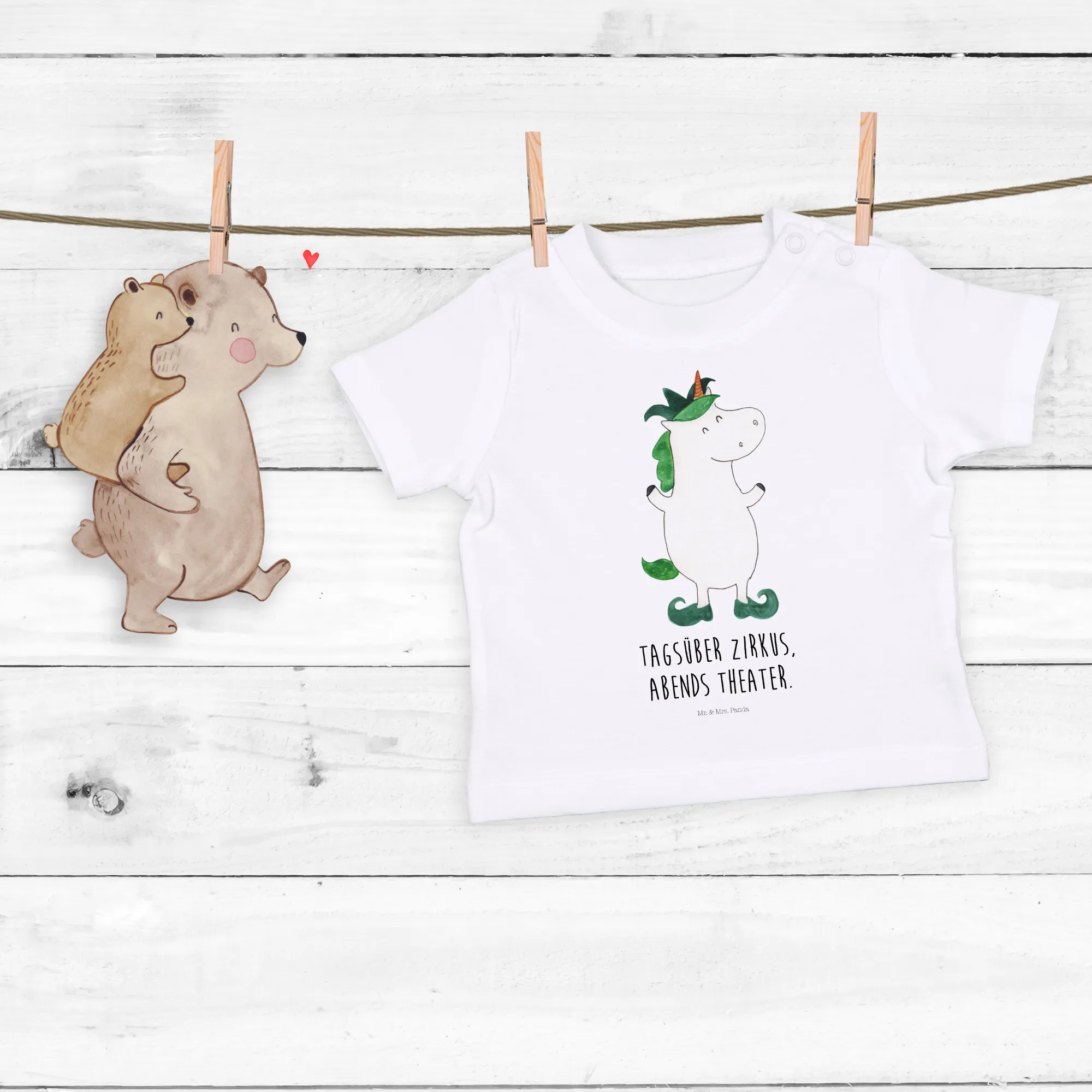 Organic Baby Shirt Einhorn Joker