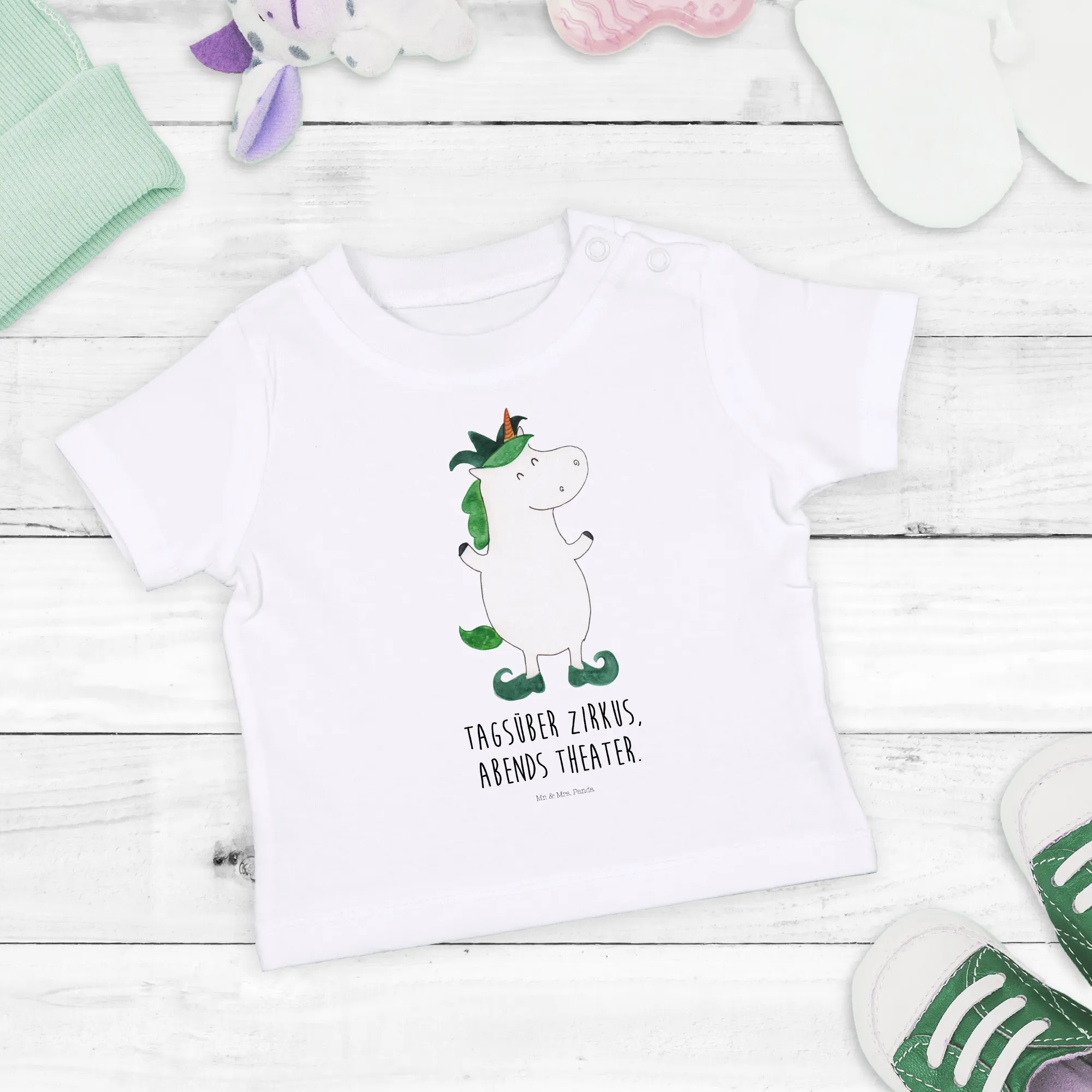 Organic Baby Shirt Einhorn Joker