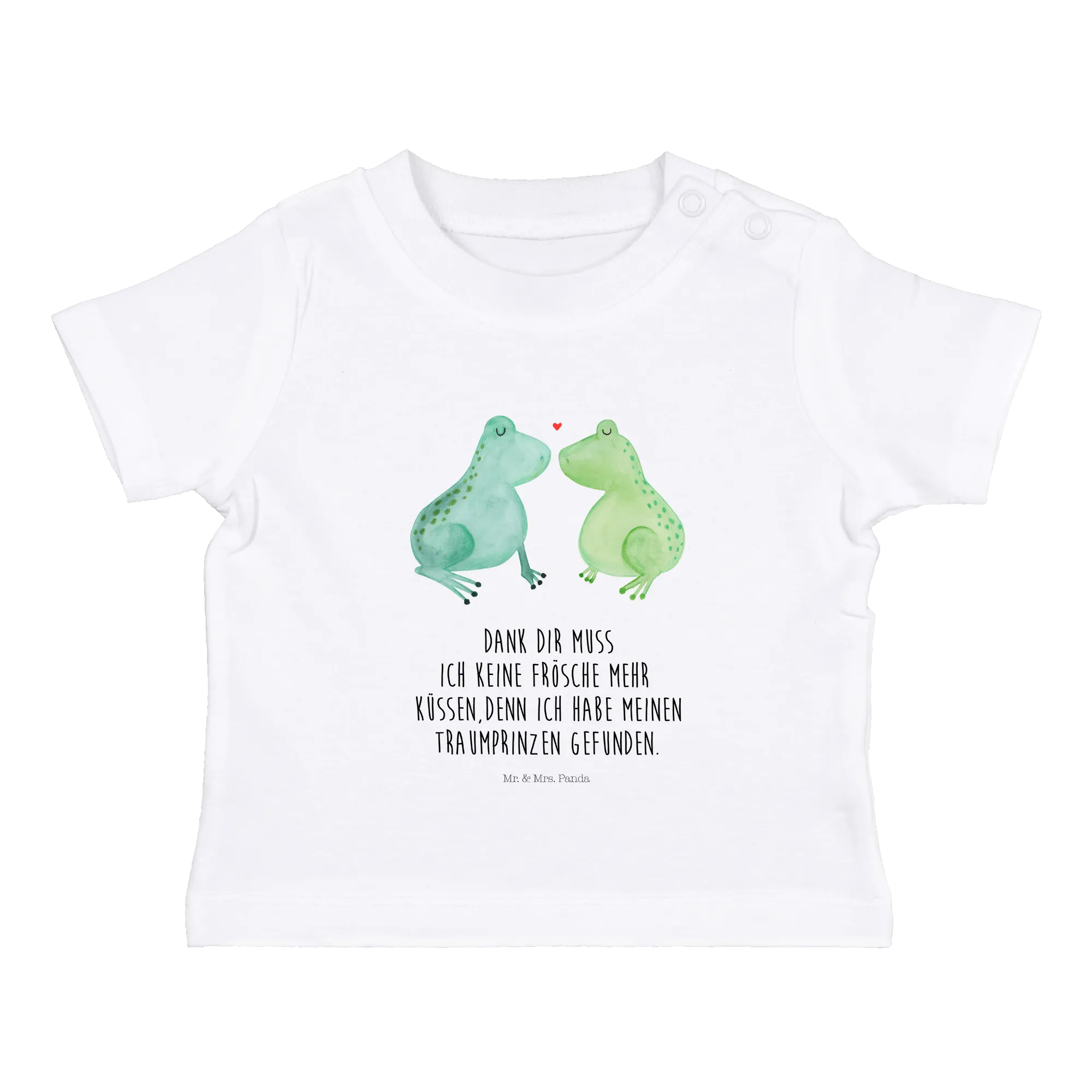 Organic Baby Shirt Frosch Liebe