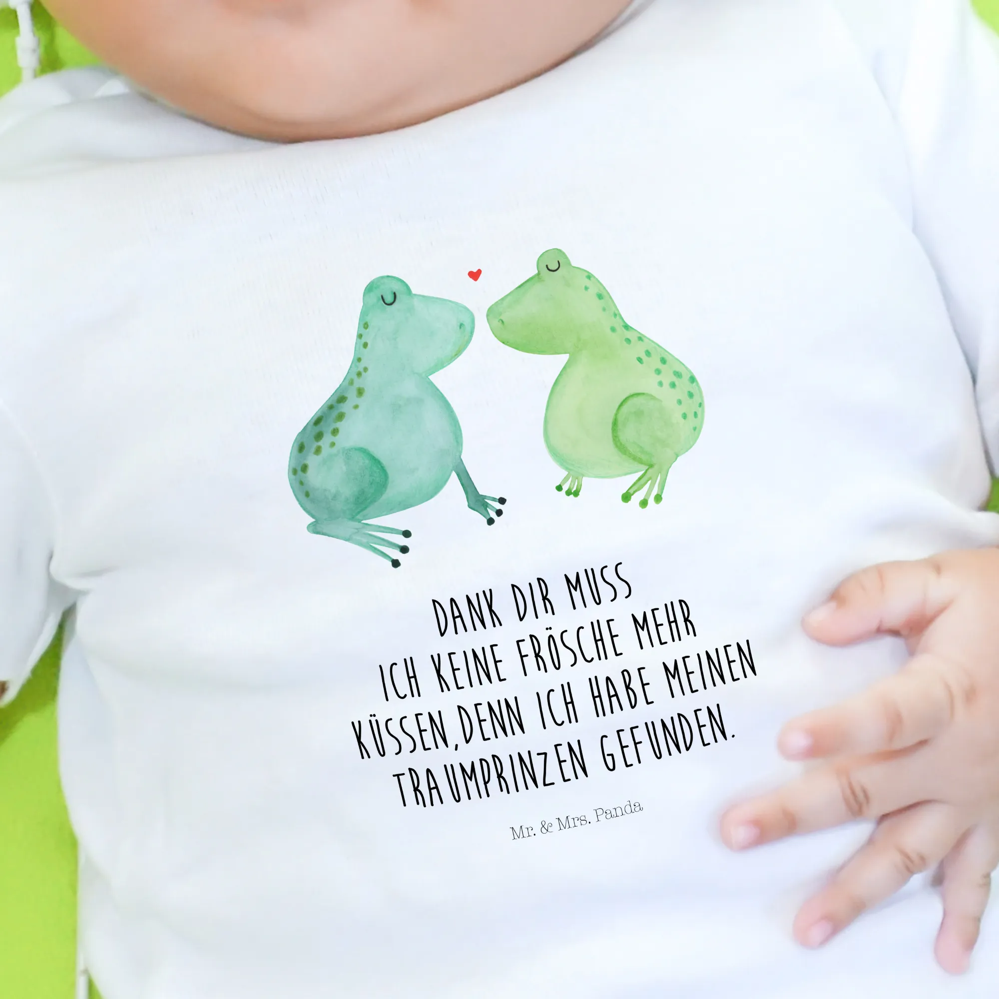 Organic Baby Shirt Frosch Liebe