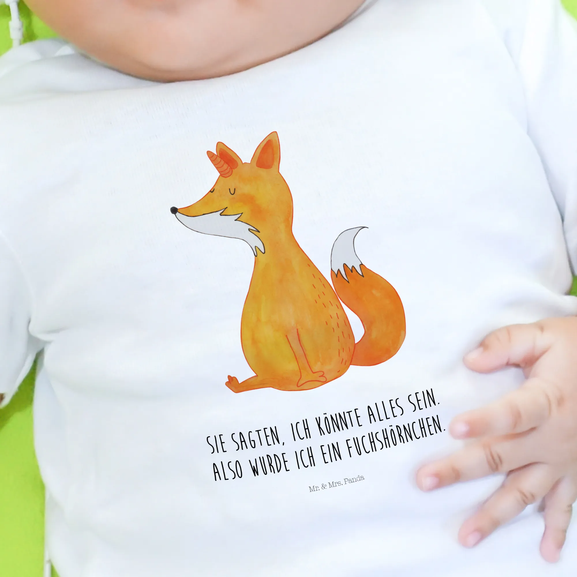 Organic Baby Shirt Einhorn Fuchs