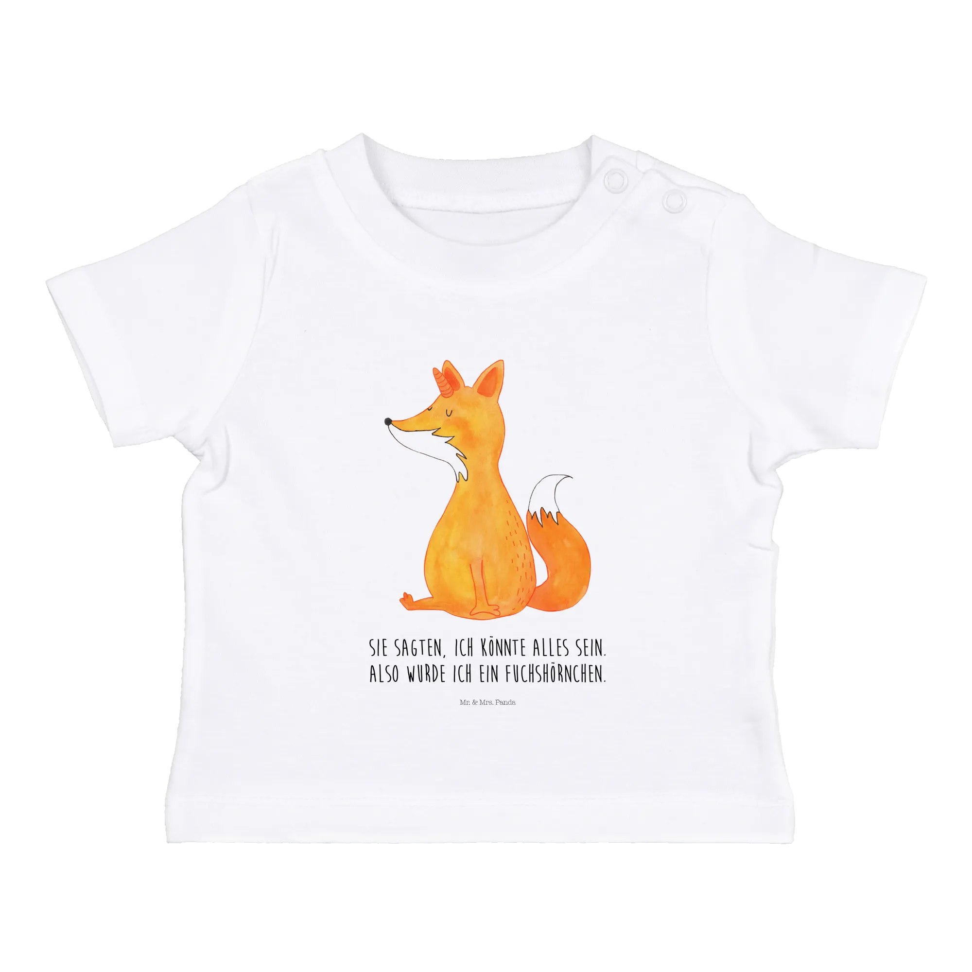 Organic Baby Shirt Einhorn Wunsch