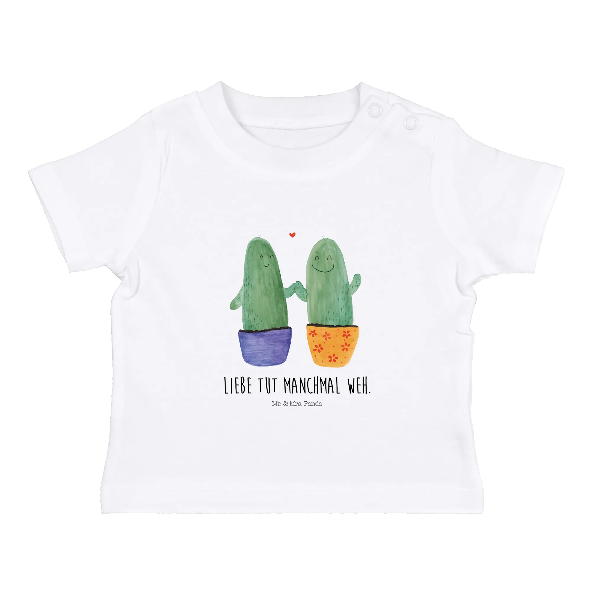 Organic Baby Shirt Kaktus Liebe