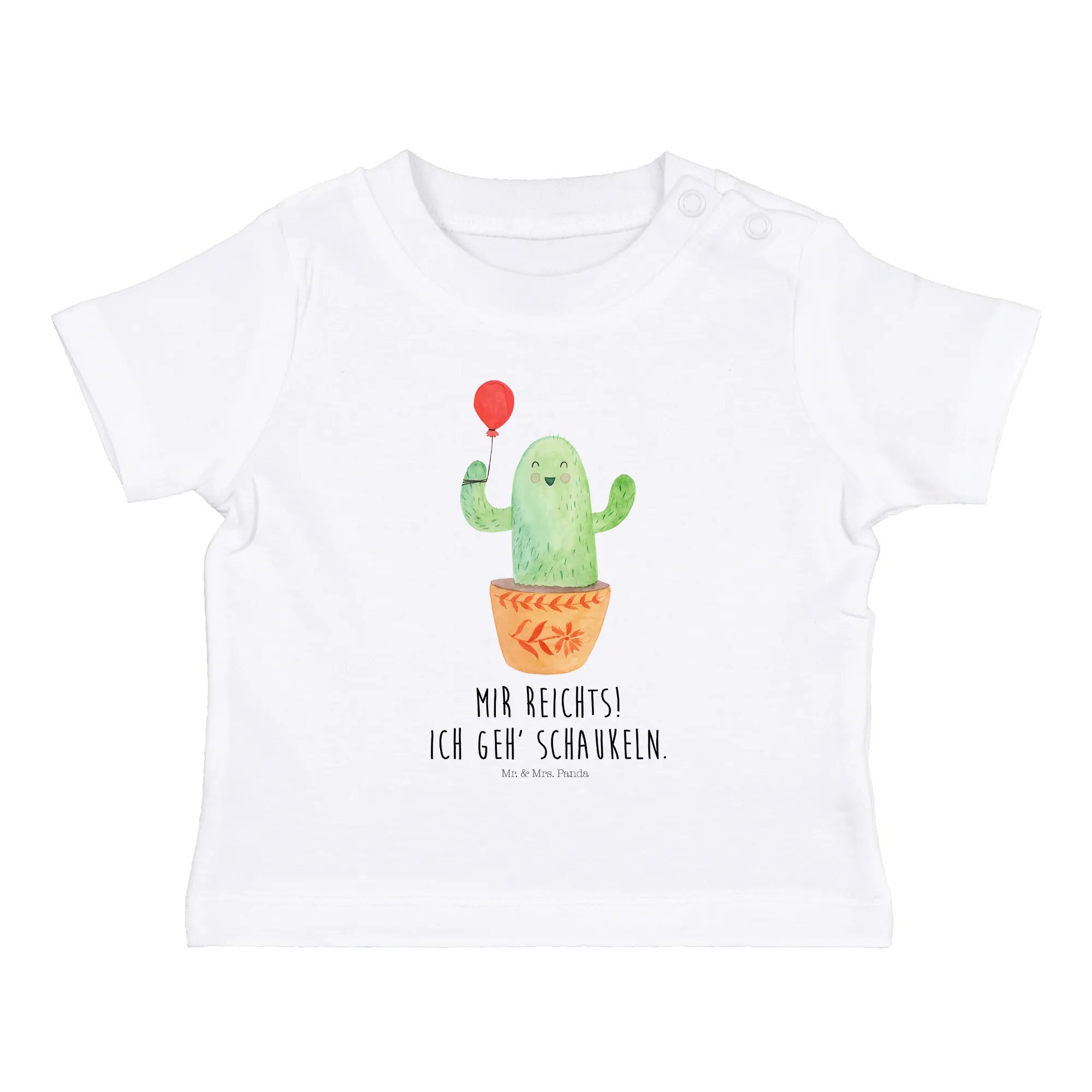 Organic Baby Shirt Kaktus Luftballon