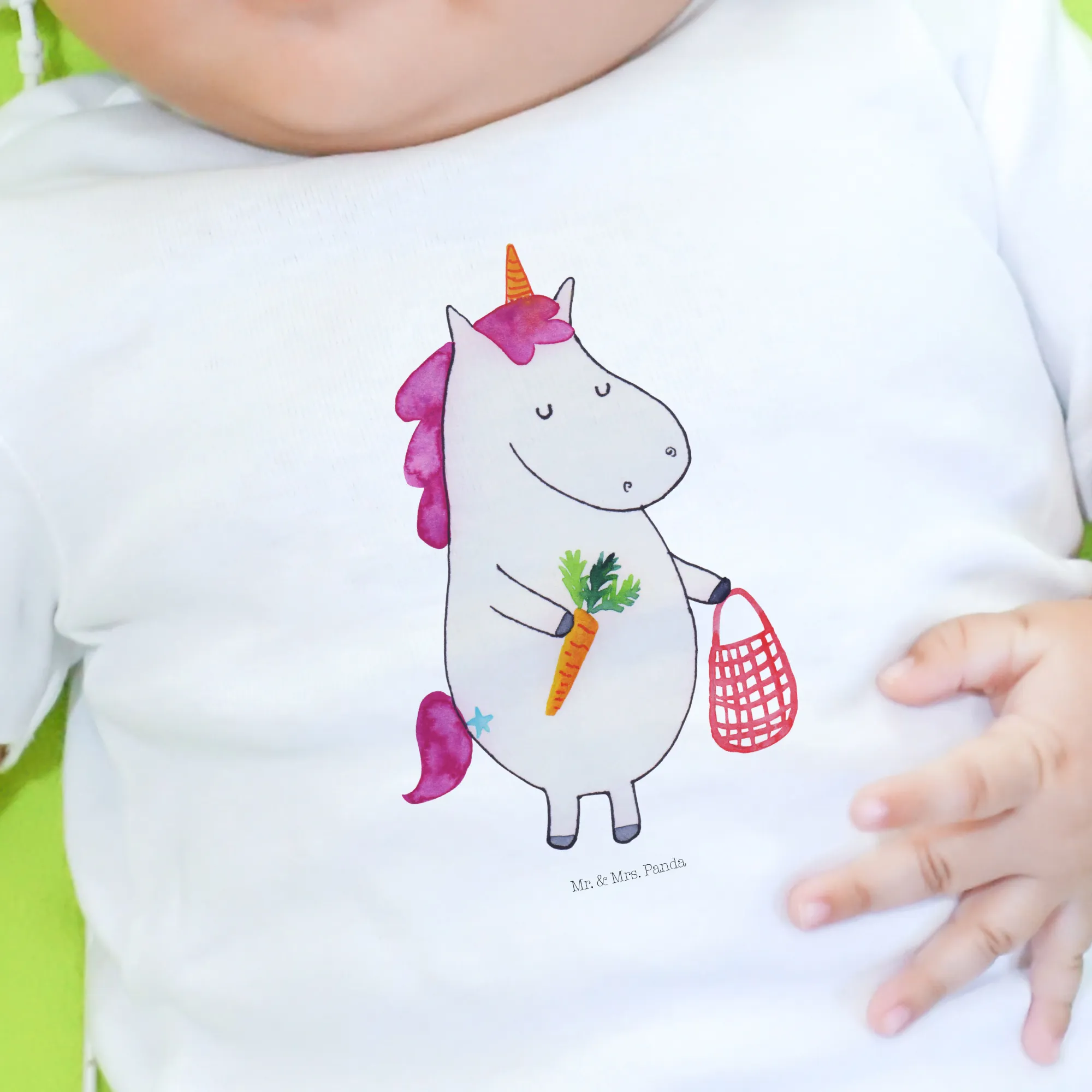 Organic Baby Shirt Einhorn Vegan