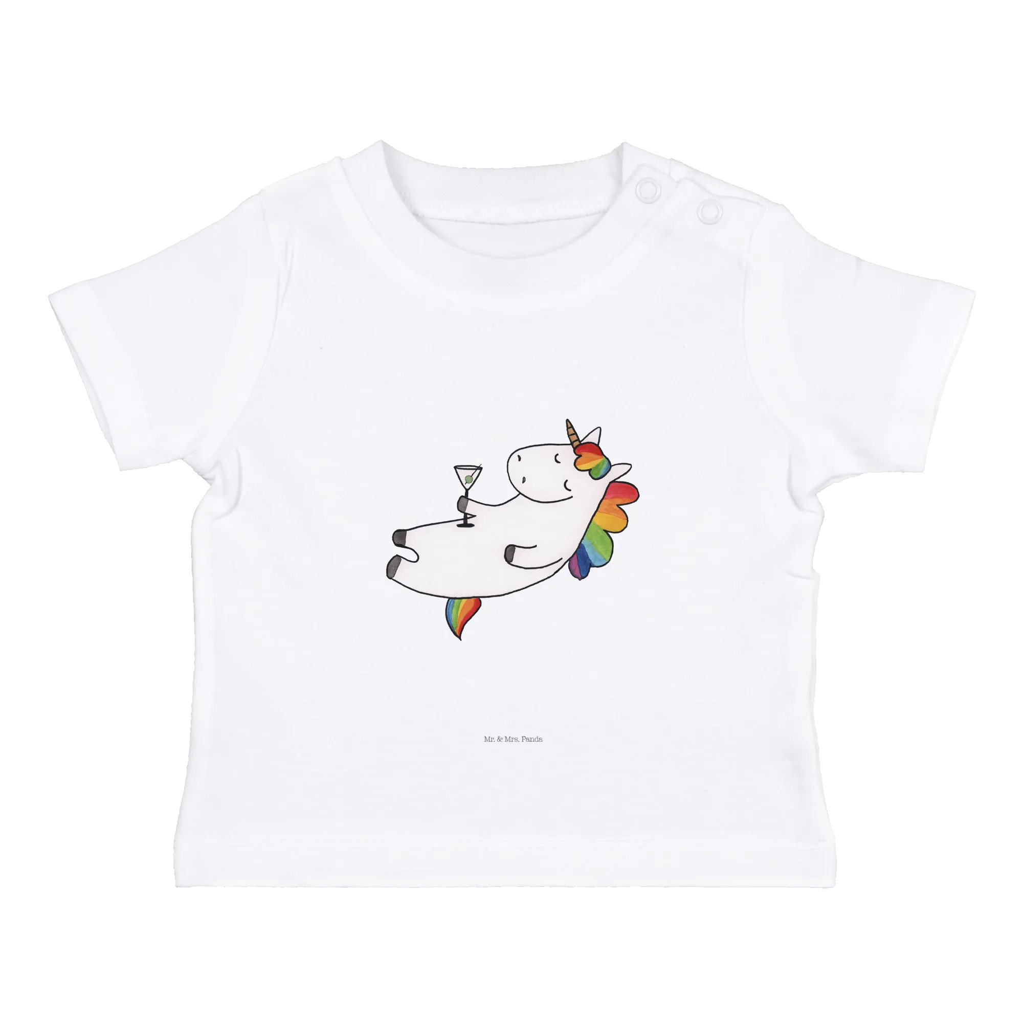 Organic Baby Shirt Einhorn Cocktail