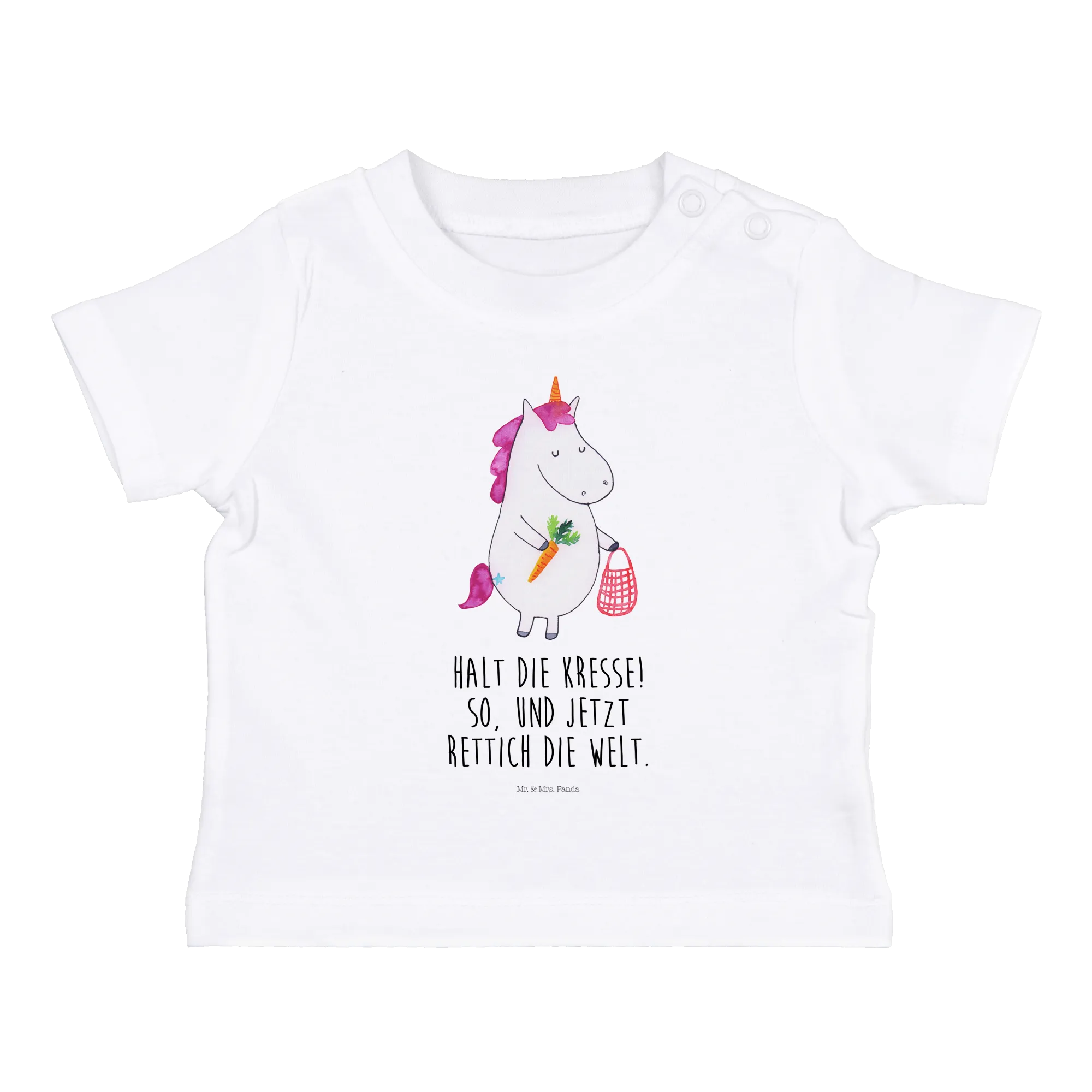 Organic Baby Shirt Einhorn Gemüse