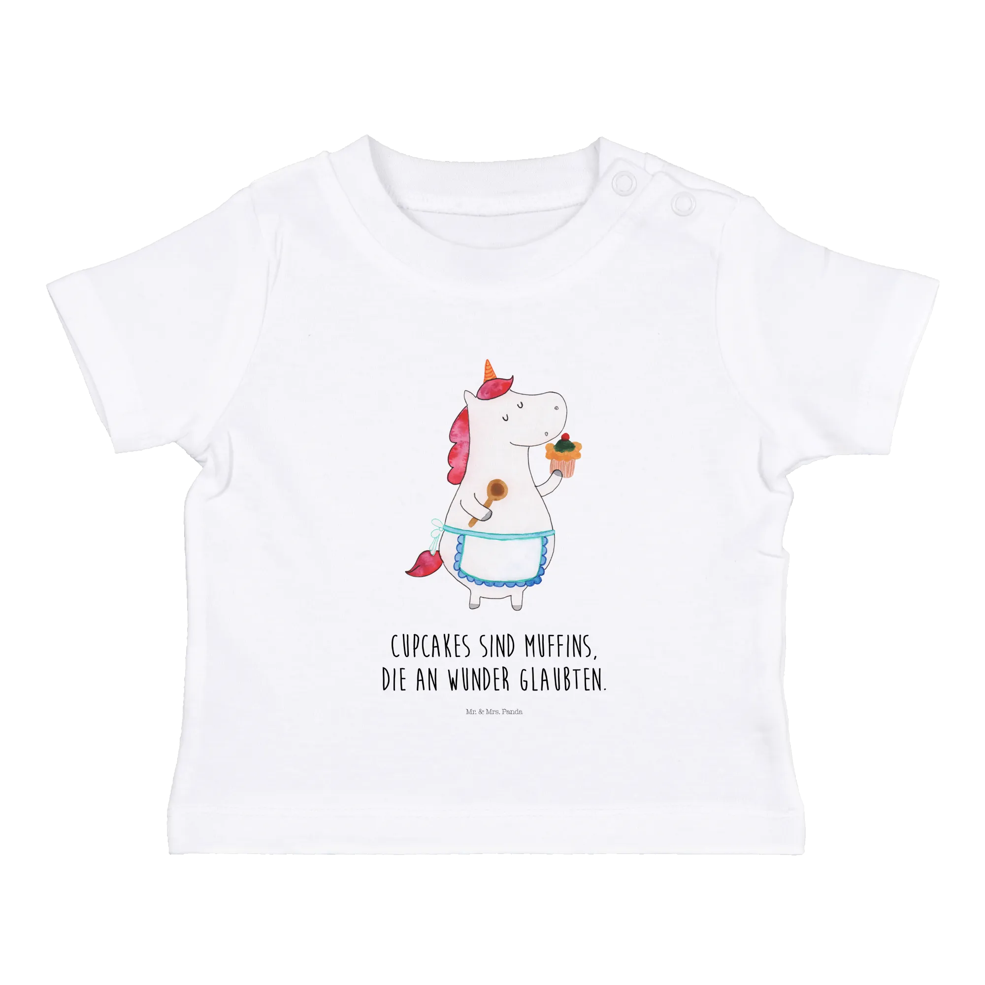 Organic Baby Shirt Einhorn Küche