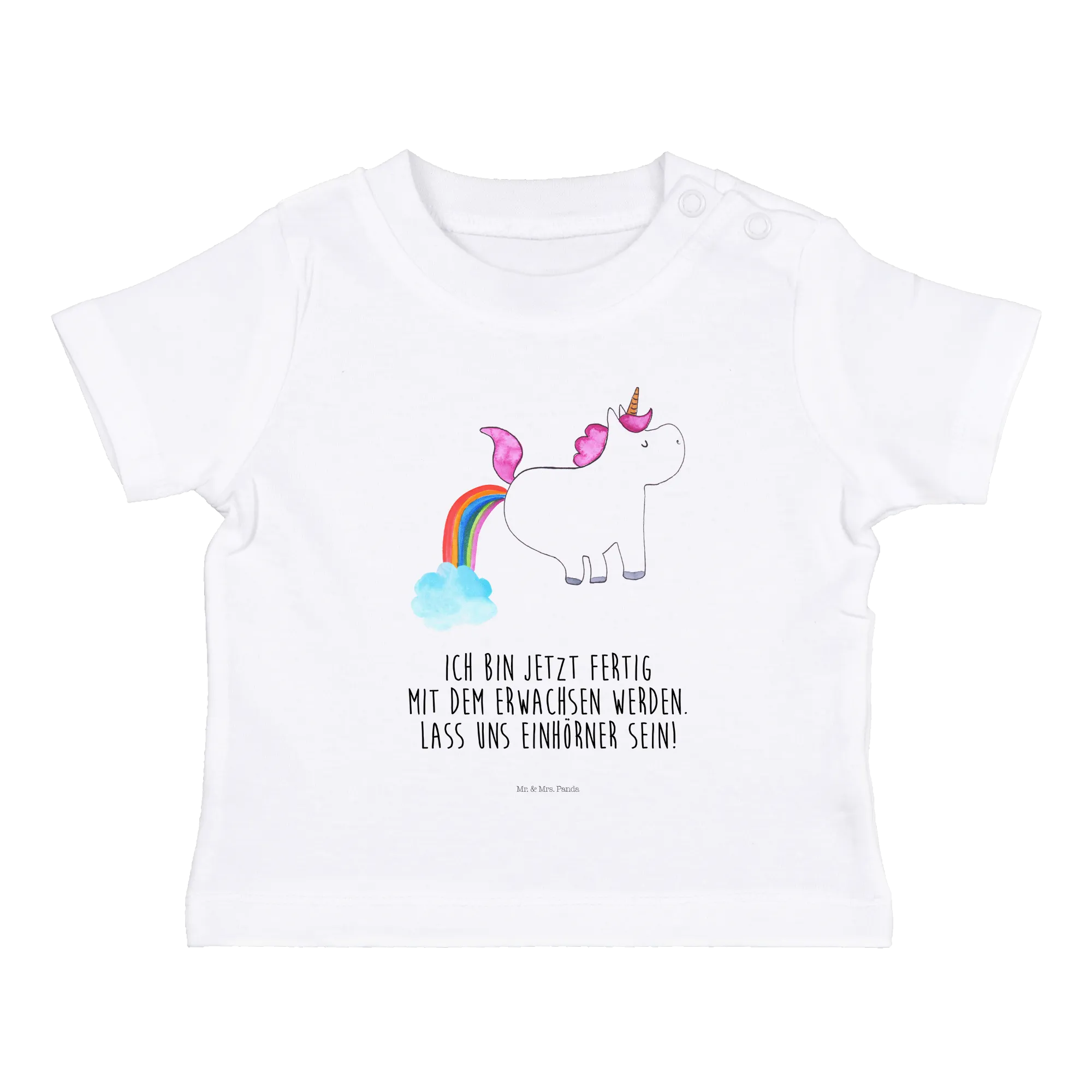 Organic Baby Shirt Einhorn Pupsen