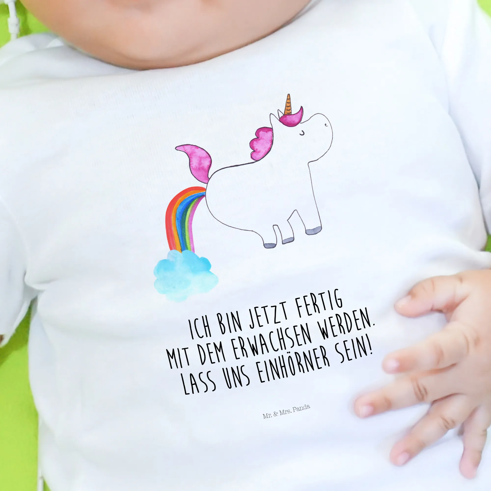 Organic Baby Shirt Einhorn Pupsen