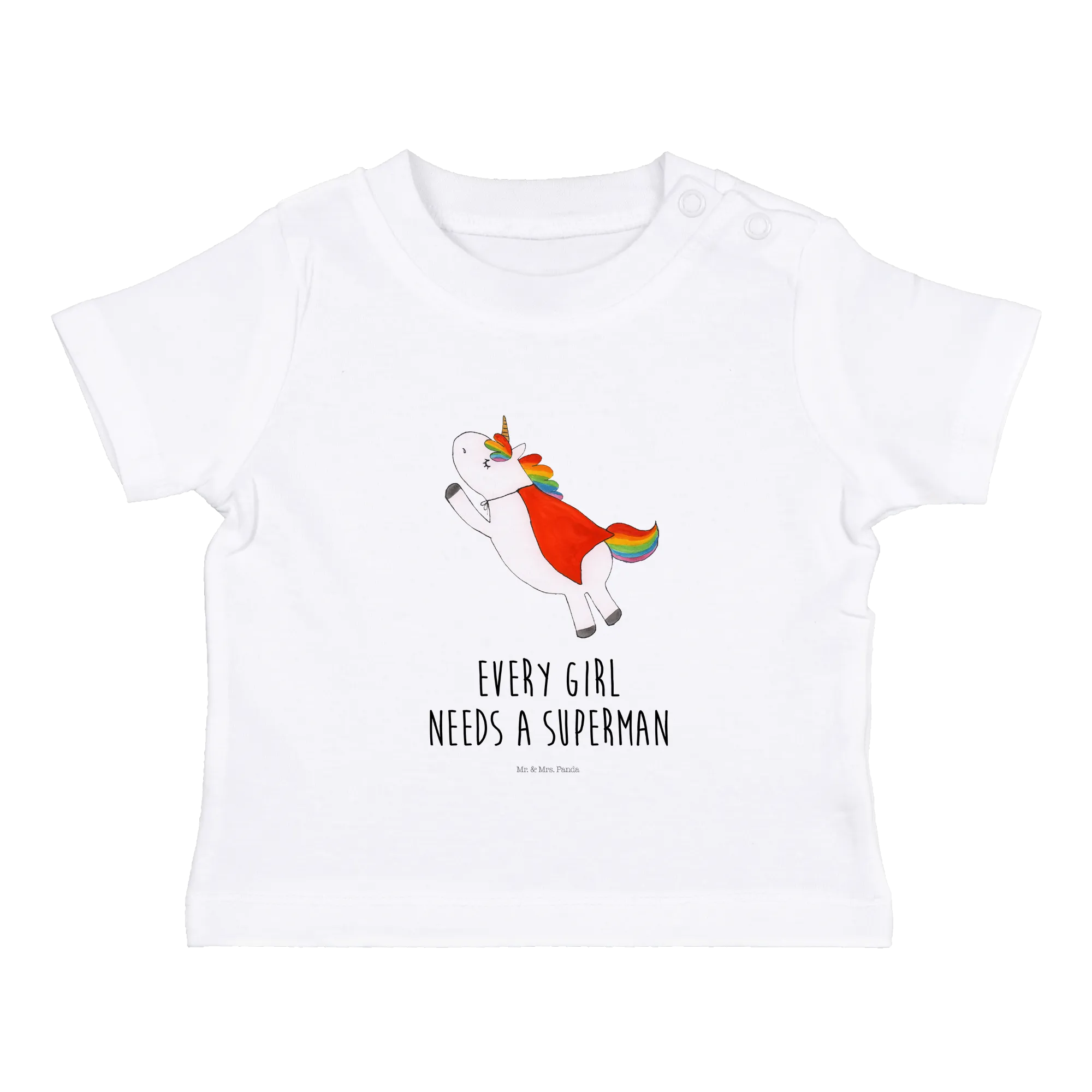 Organic Baby Shirt Einhorn Super