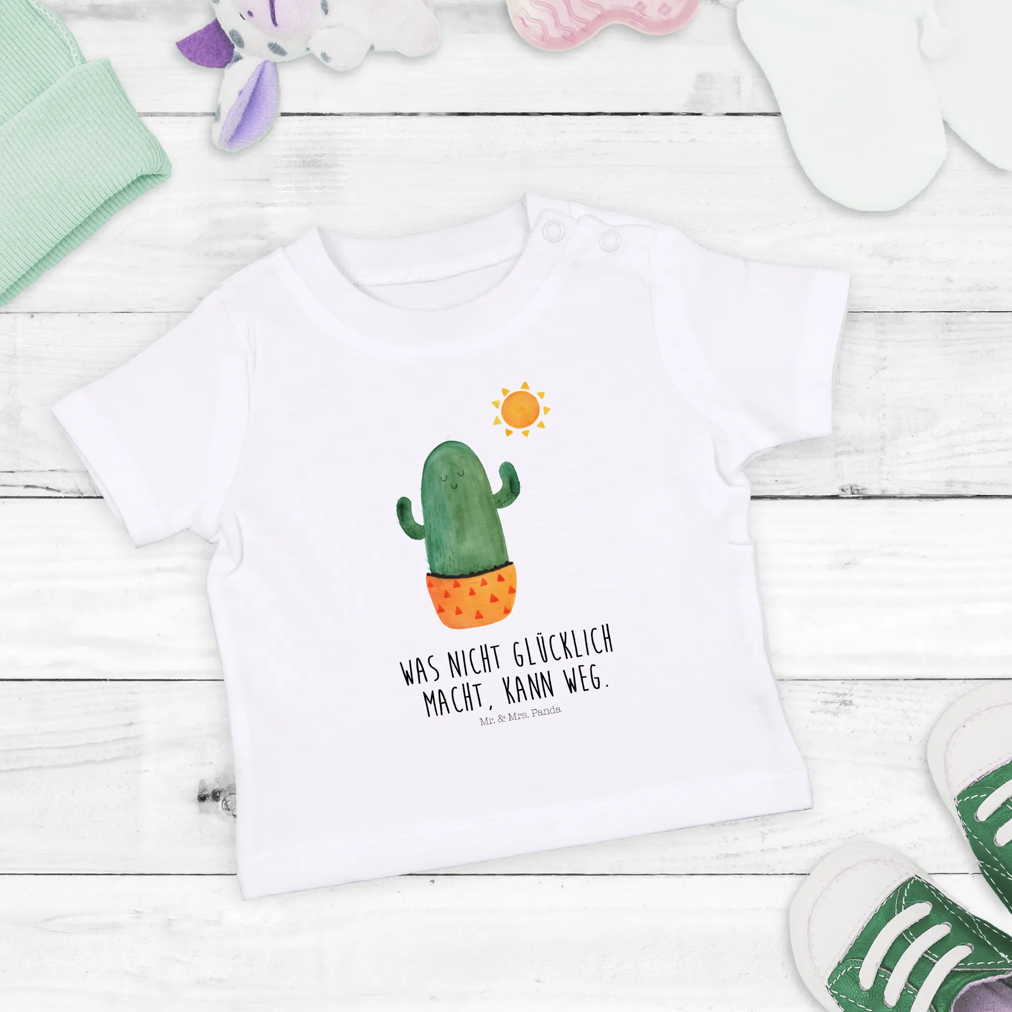 Organic Baby Shirt Kaktus Sonne