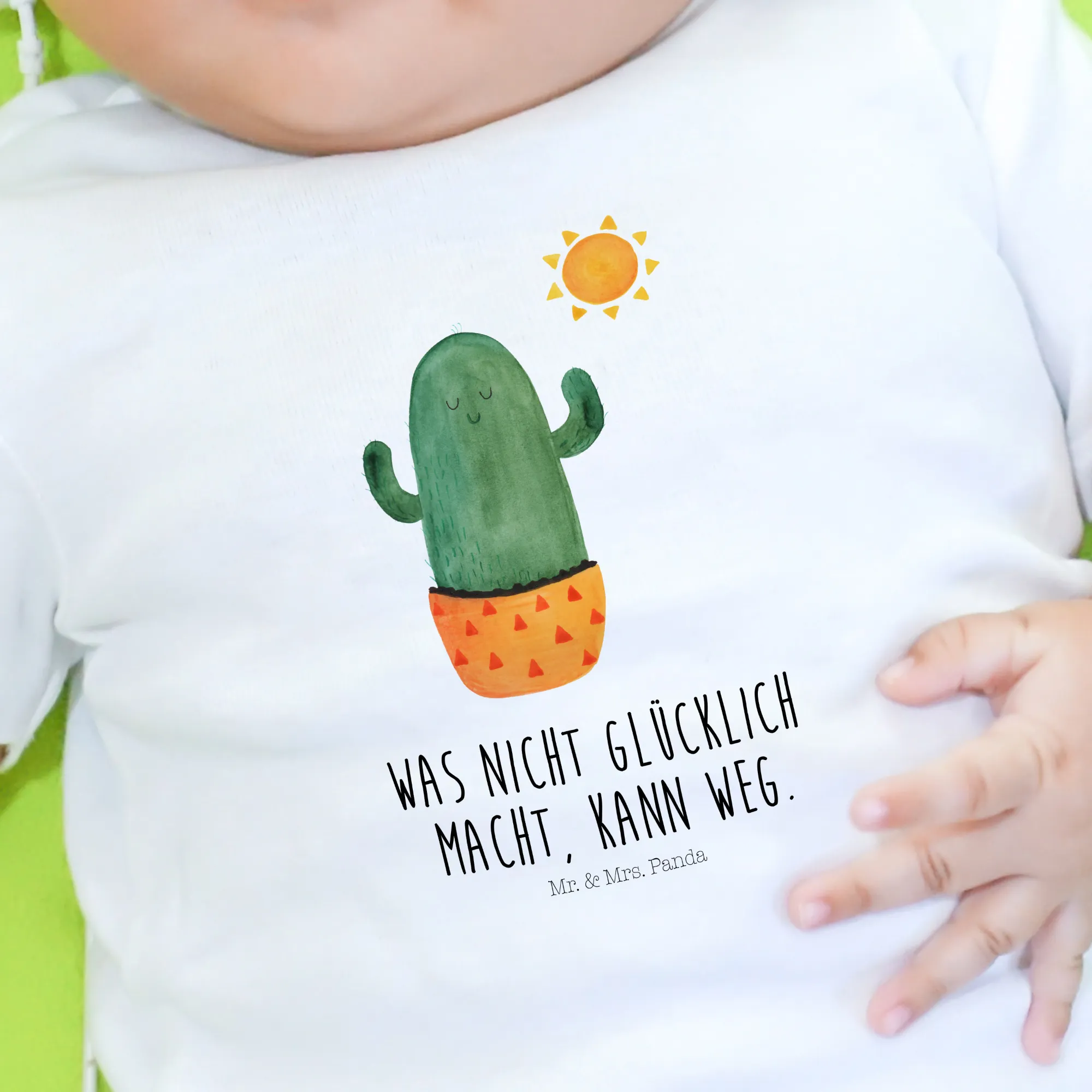 Organic Baby Shirt Kaktus Sonne