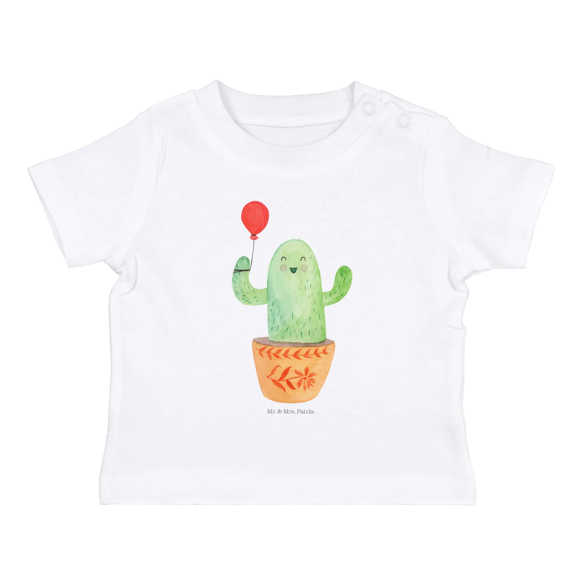 Organic Baby Shirt Kaktus Luftballon