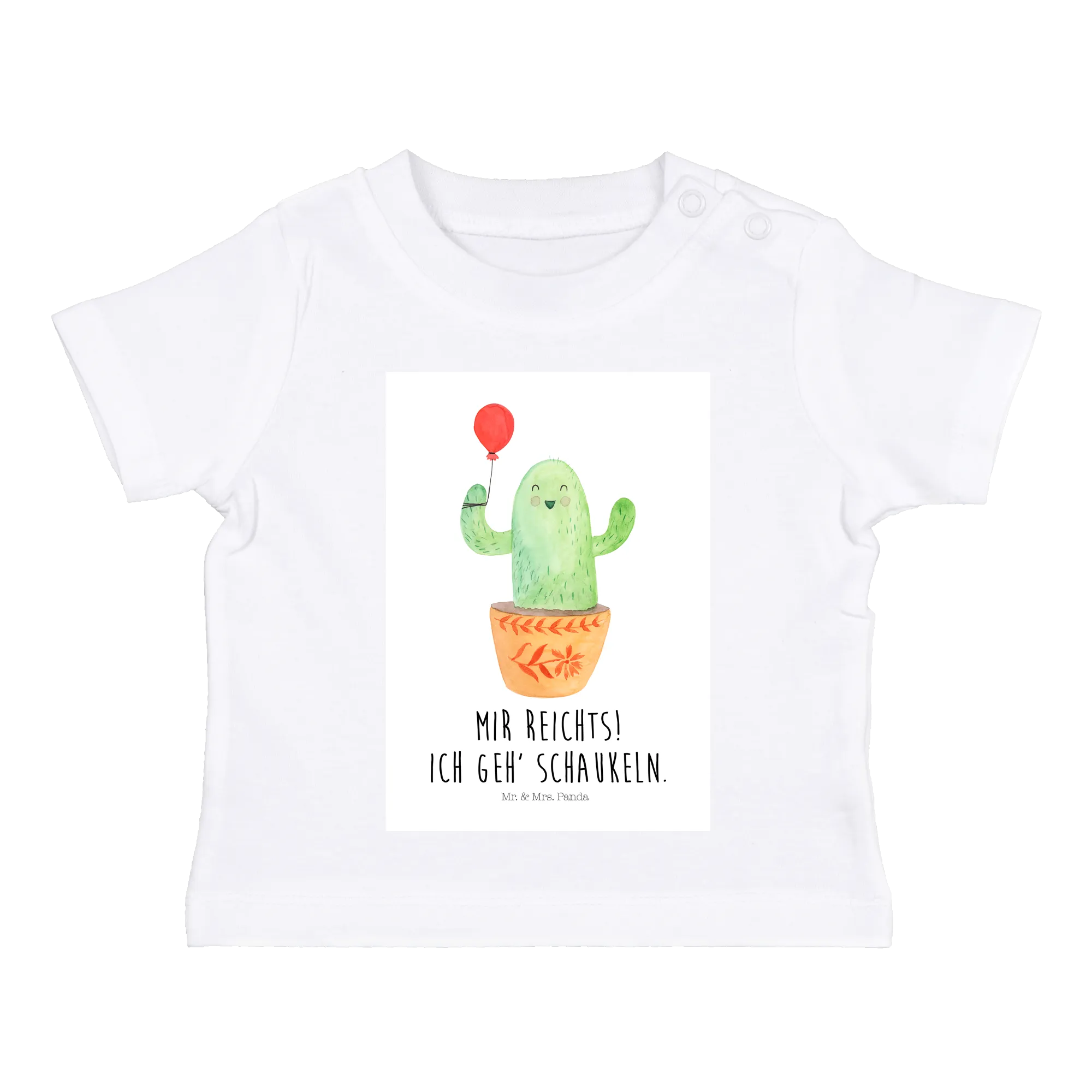 Organic Baby Shirt Kaktus Luftballon