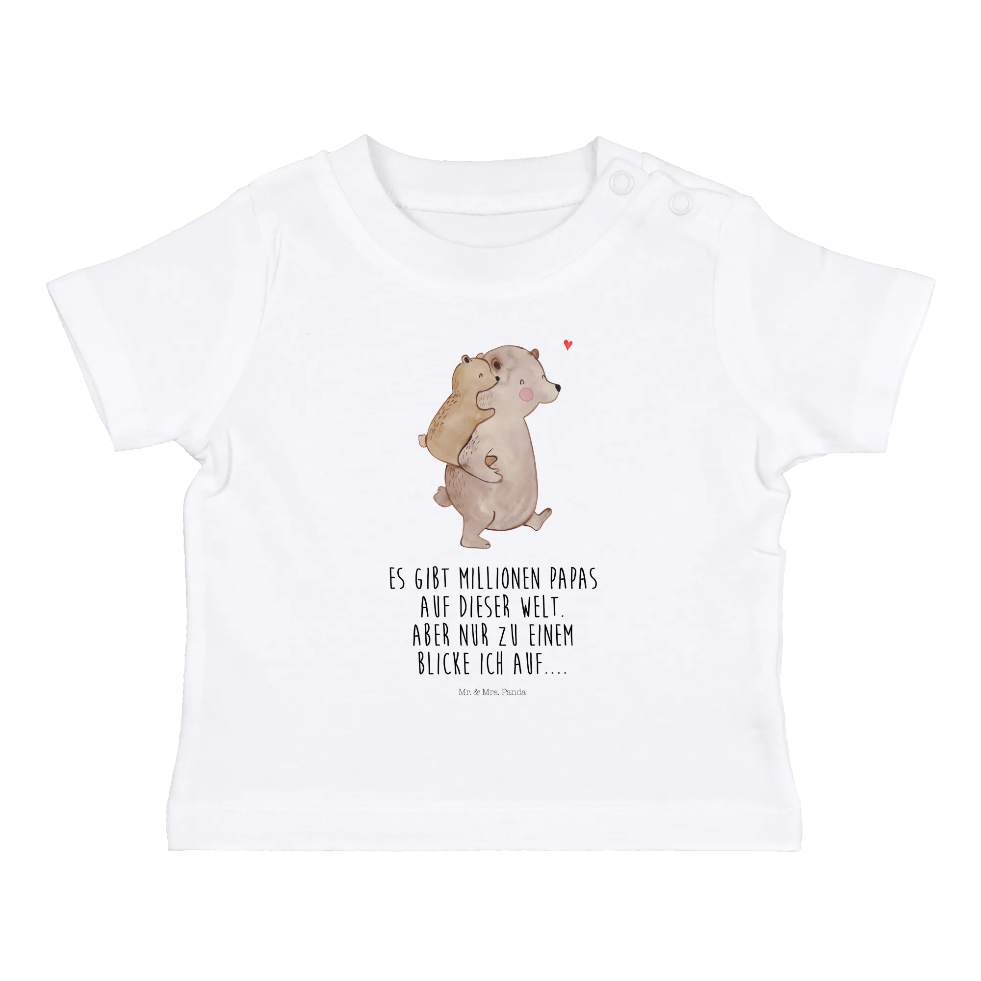 Organic Baby Shirt Papa Bär