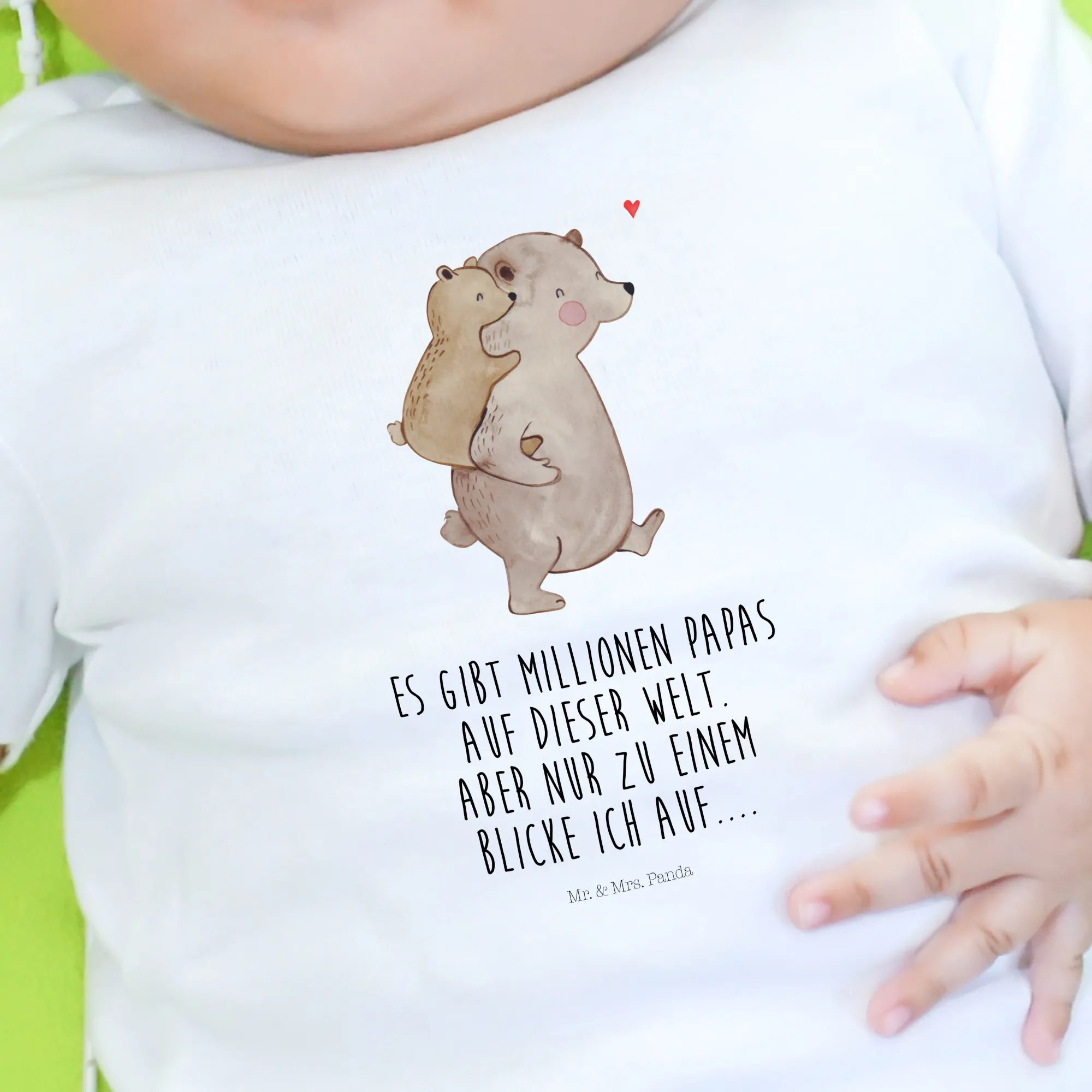 Organic Baby Shirt Papa Bär