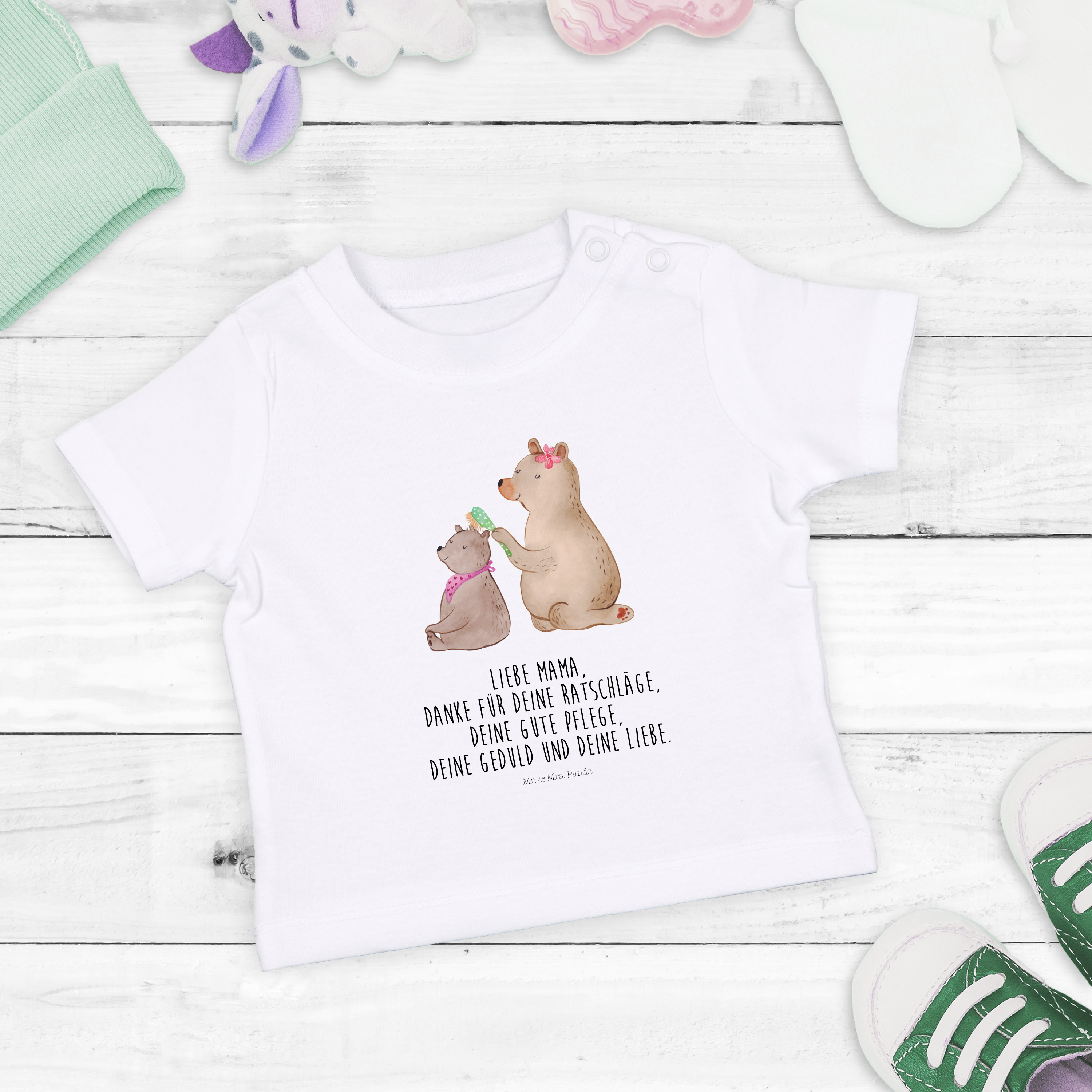 Organic Baby Shirt Bär Kind