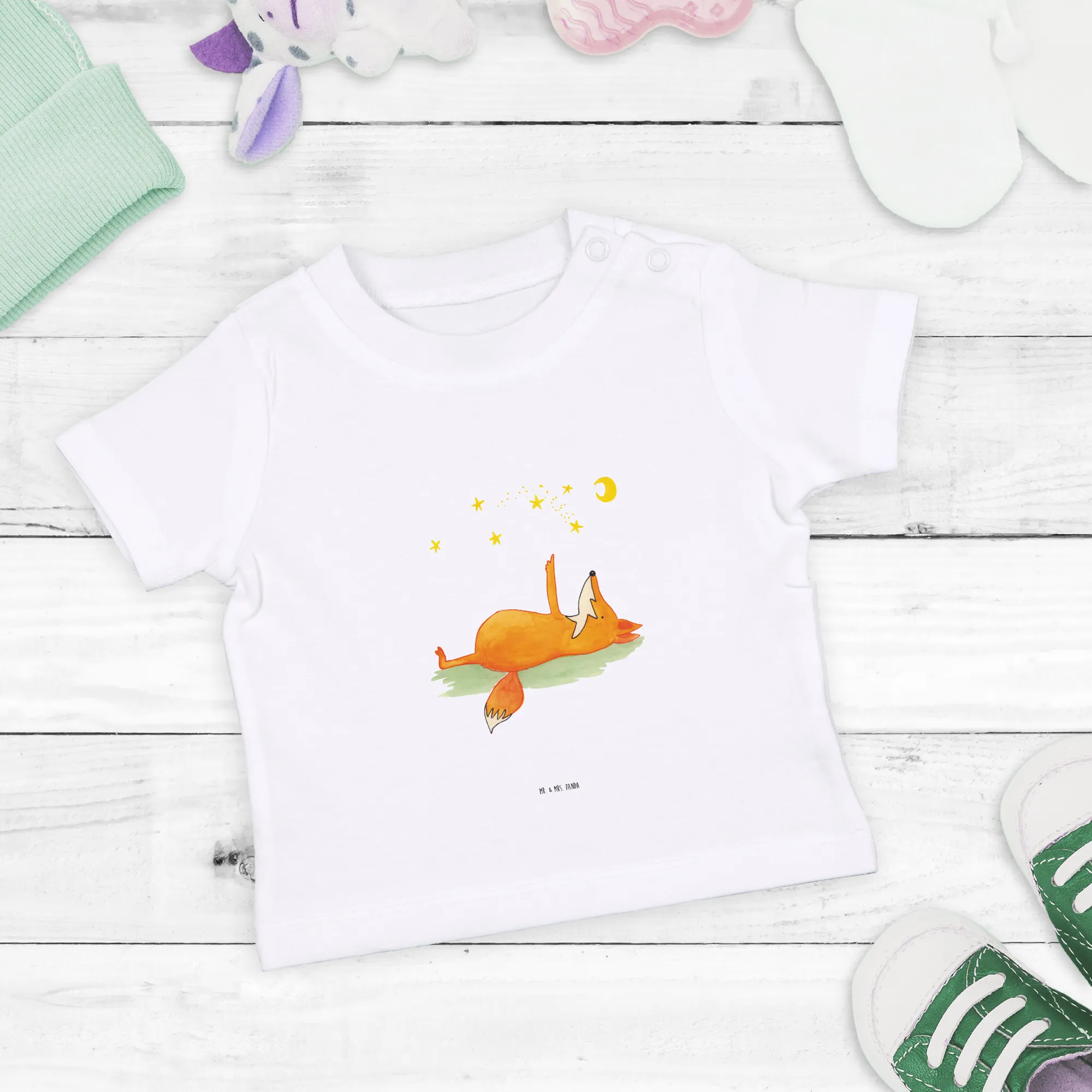 Organic Baby Shirt Fuchs Sterne