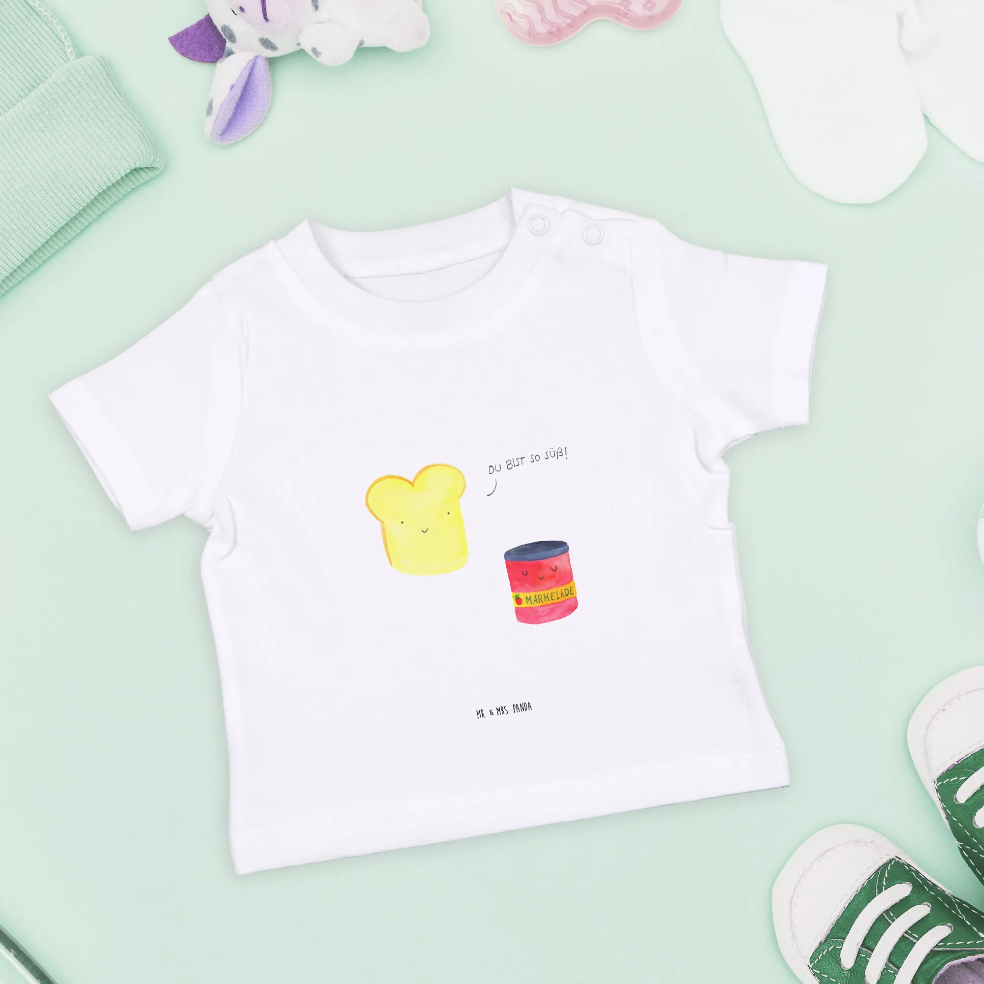 Organic Baby Shirt Toast Marmelade