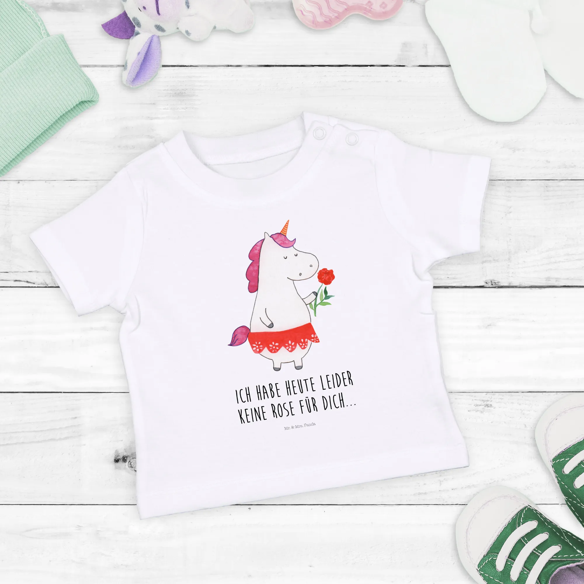 Organic Baby Shirt Einhorn Dame