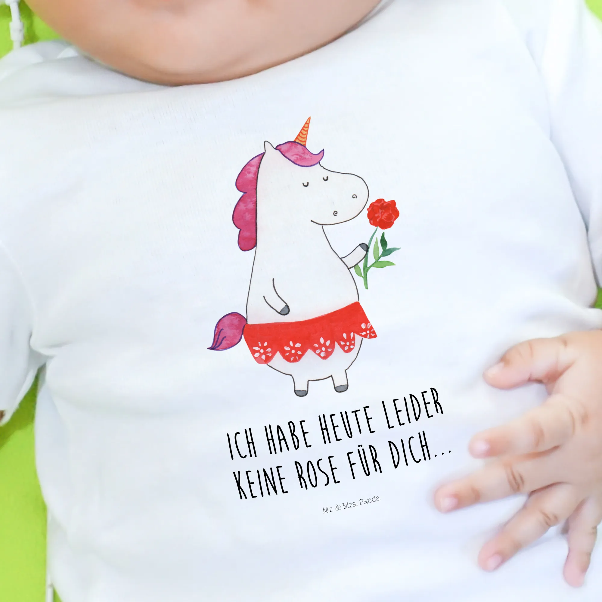 Organic Baby Shirt Einhorn Dame