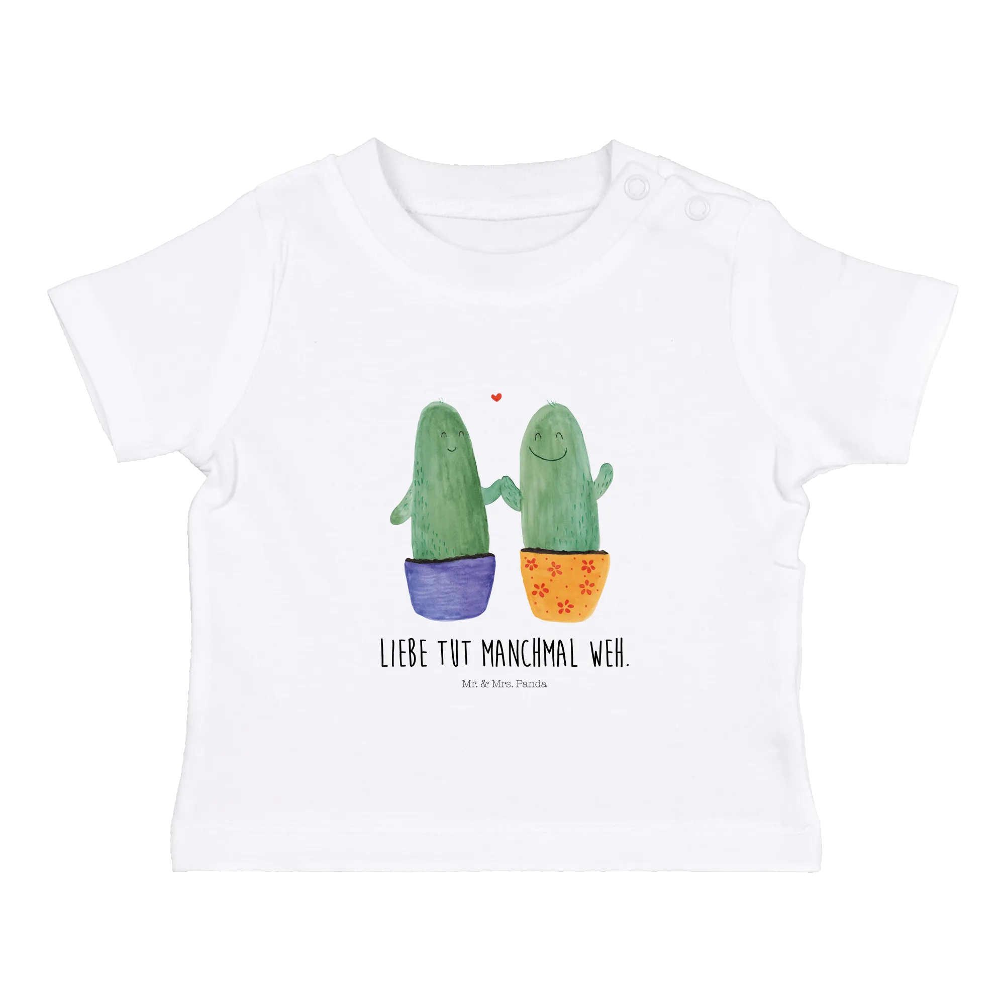 Organic Baby Shirt Kaktus Liebe