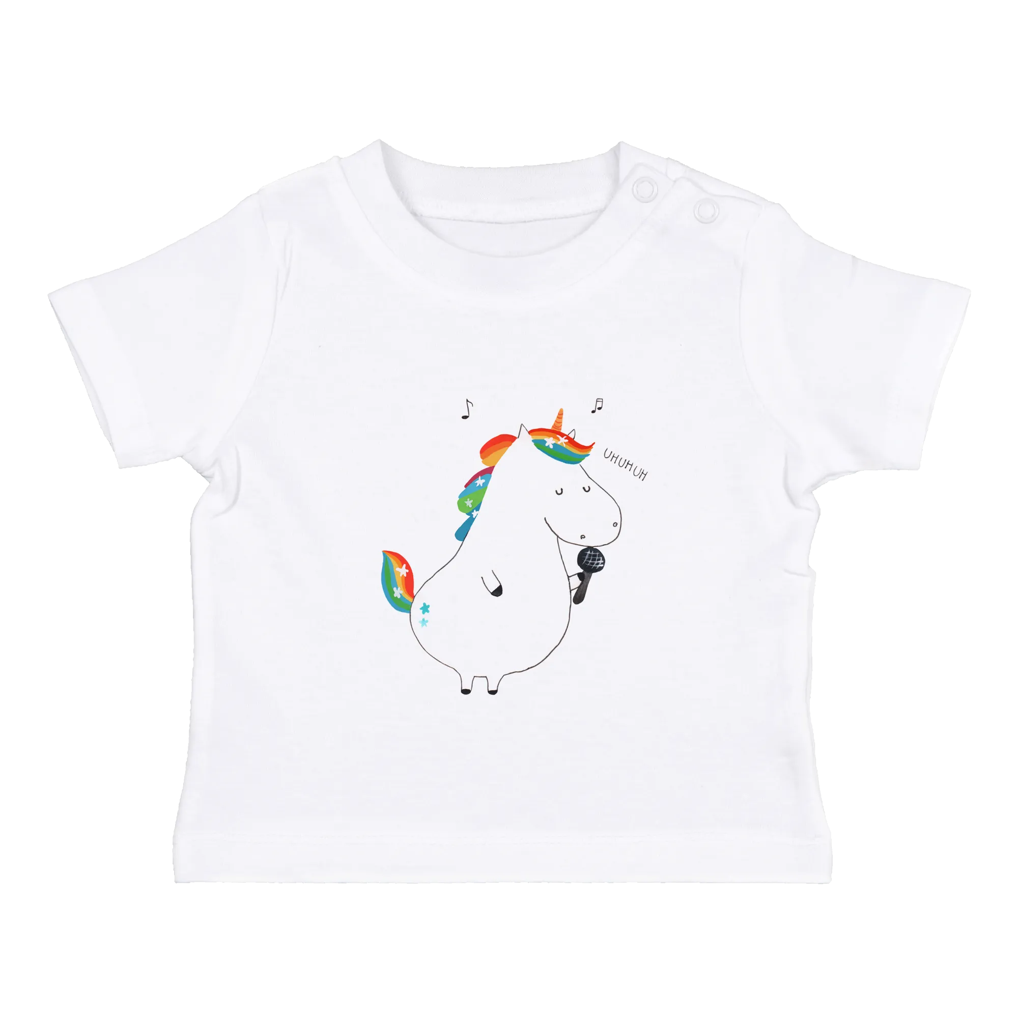 Organic Baby Shirt Einhorn Sänger